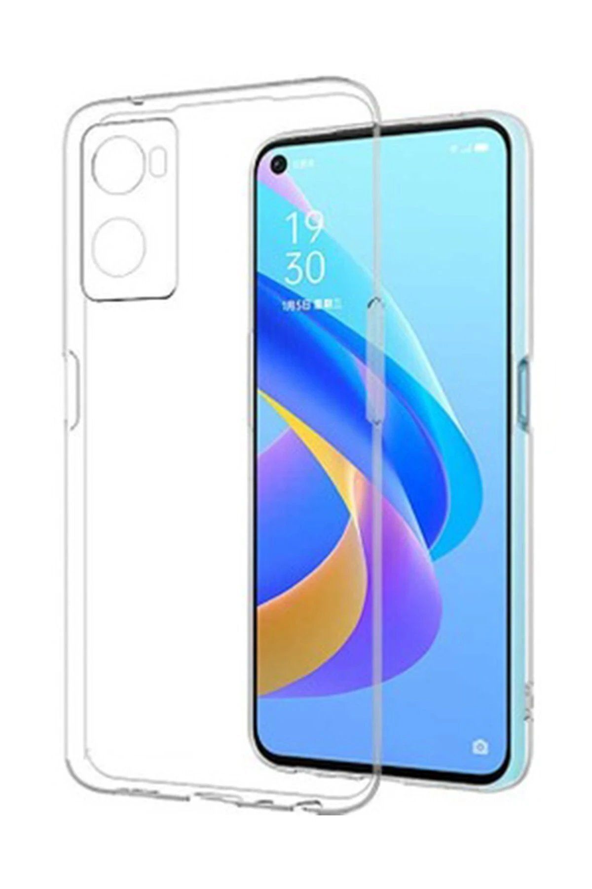 CepteToptan Newface Oppo A96 Kılıf Lüx Şeffaf Silikon