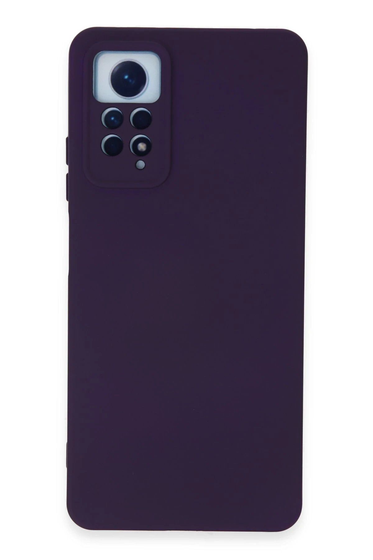 CepteToptan Newface Xiaomi Redmi Note 12 Pro 4G Kılıf Nano içi Kadife Silikon - Mor