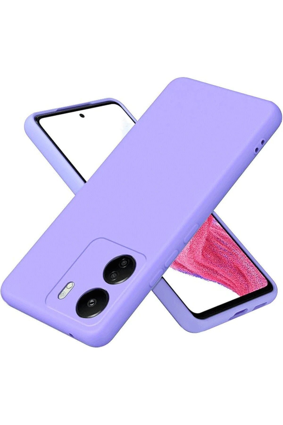 CepteToptan Newface Xiaomi Redmi 13C Kılıf First Silikon - Lila
