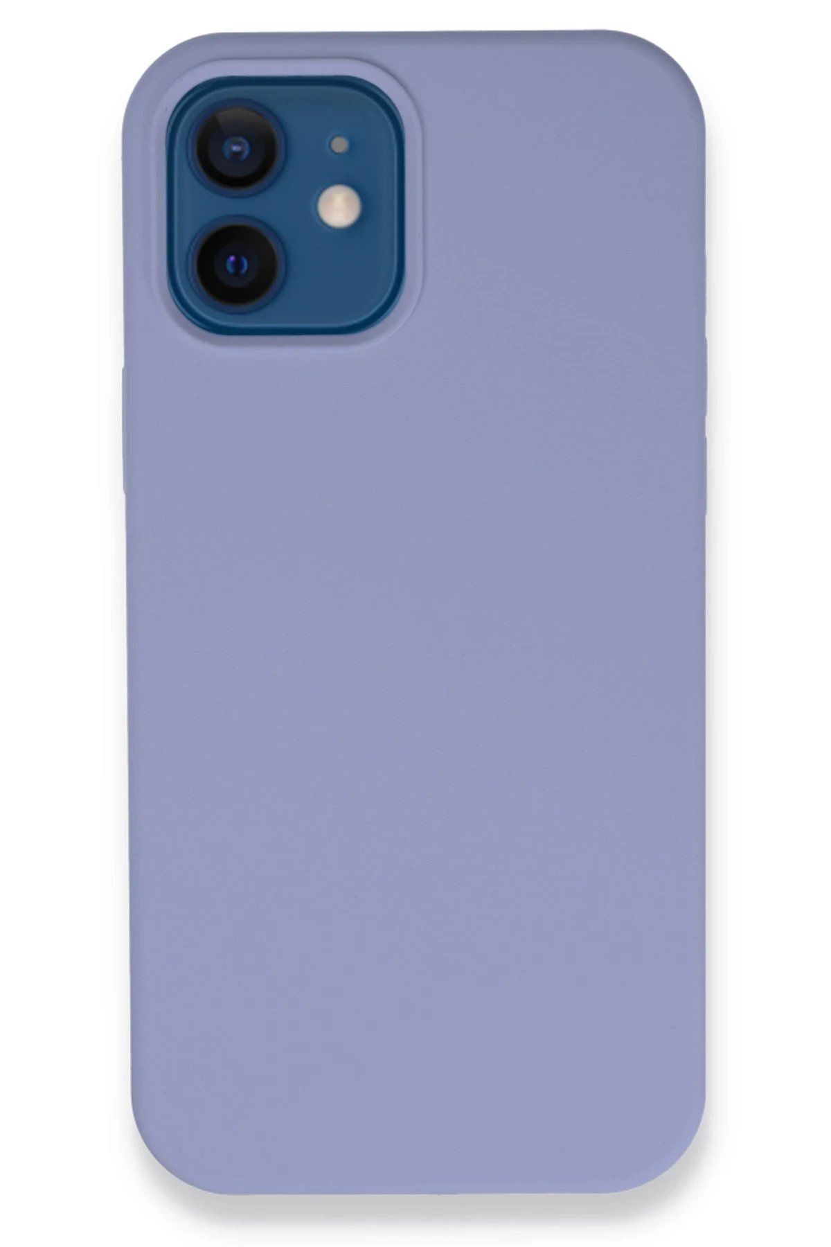 CepteToptan Newface iPhone 12 Kılıf Lansman Legant Silikon - Lila