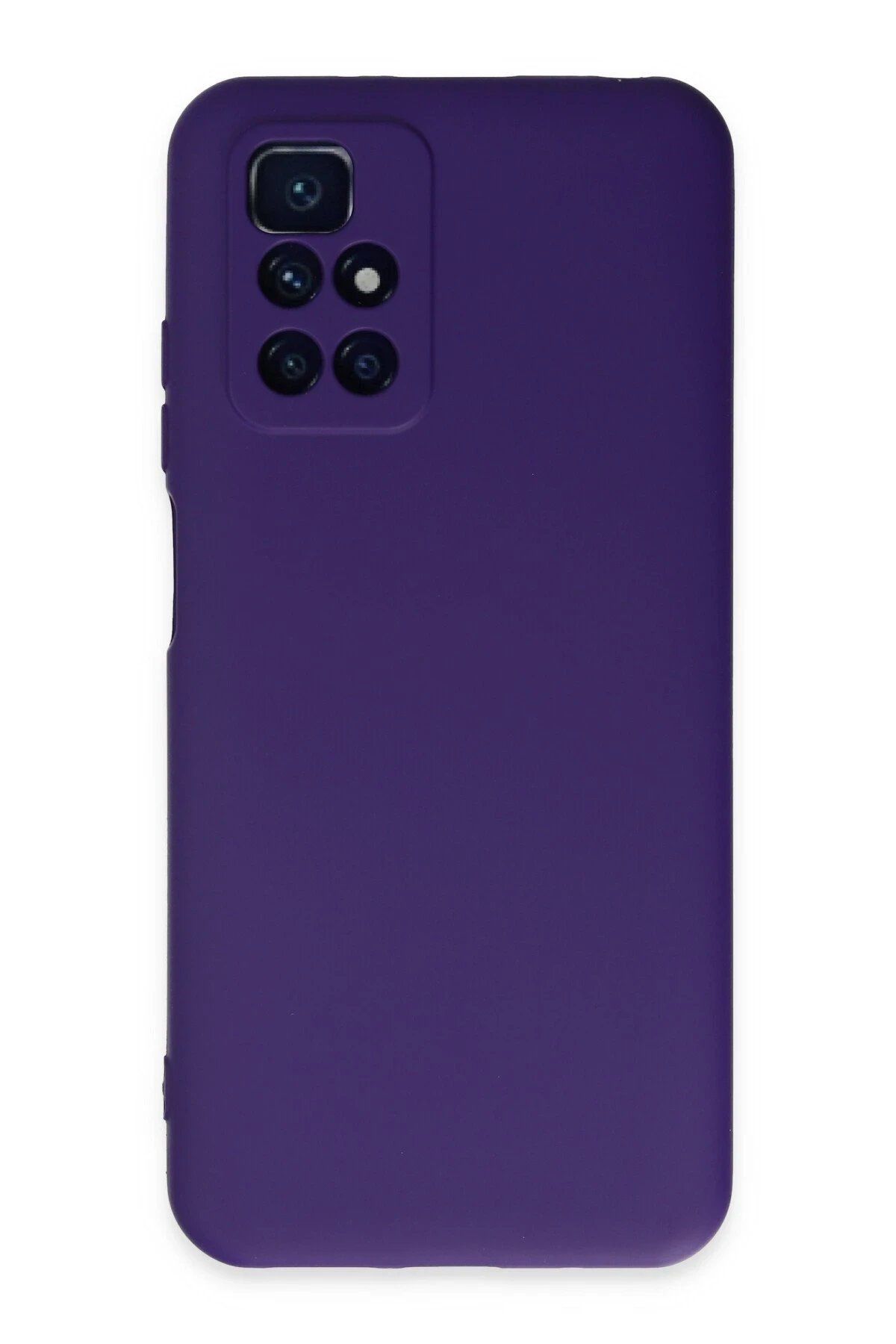 CepteToptan Newface Xiaomi Redmi 10 2022 Kılıf Nano içi Kadife Silikon - Mor