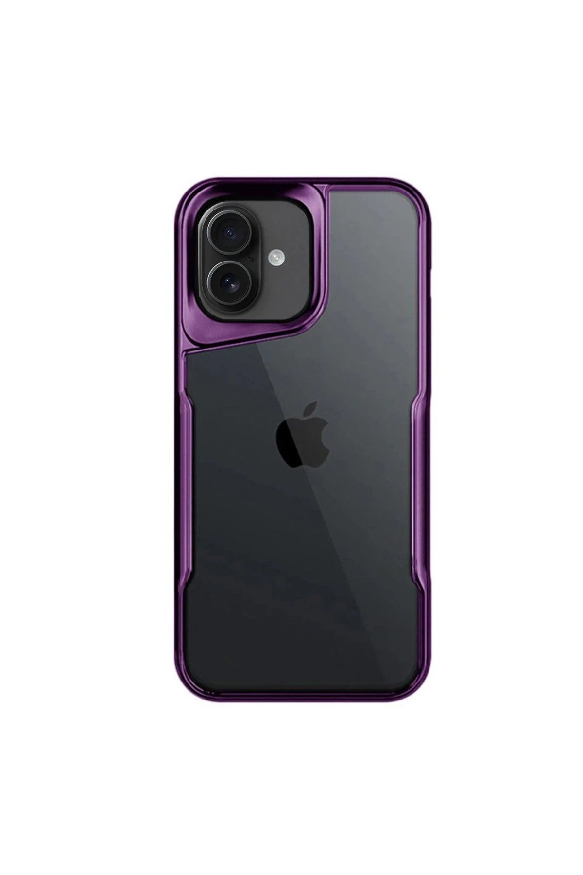 CepteToptan Newface iPhone 16 Kılıf Boyi Silikon Kapak - Derin Mor