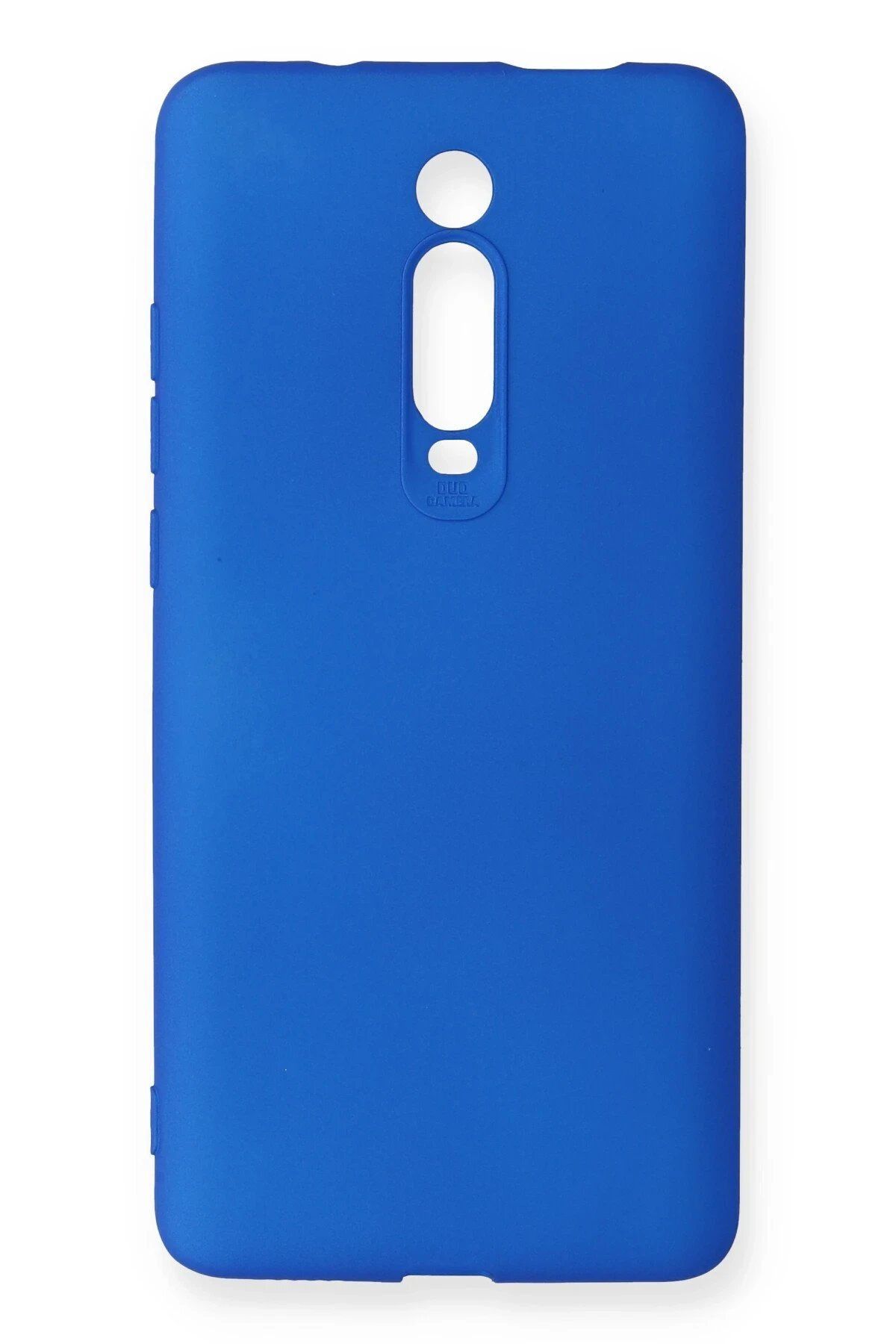 ENEFENDİ Newface Xiaomi Mi 9T Kılıf First Silikon - Mavi