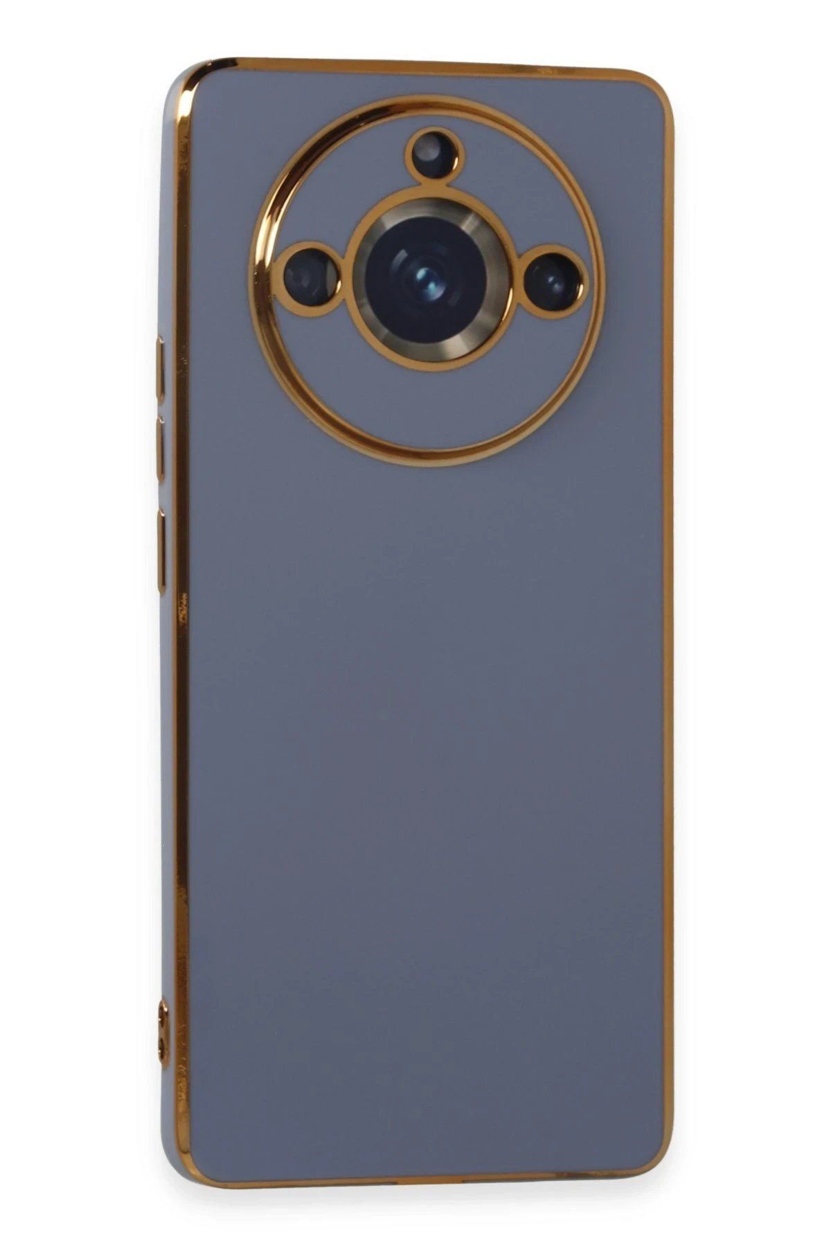 CepteToptan Newface Realme 11 Pro Kılıf Volet Silikon - Mavi