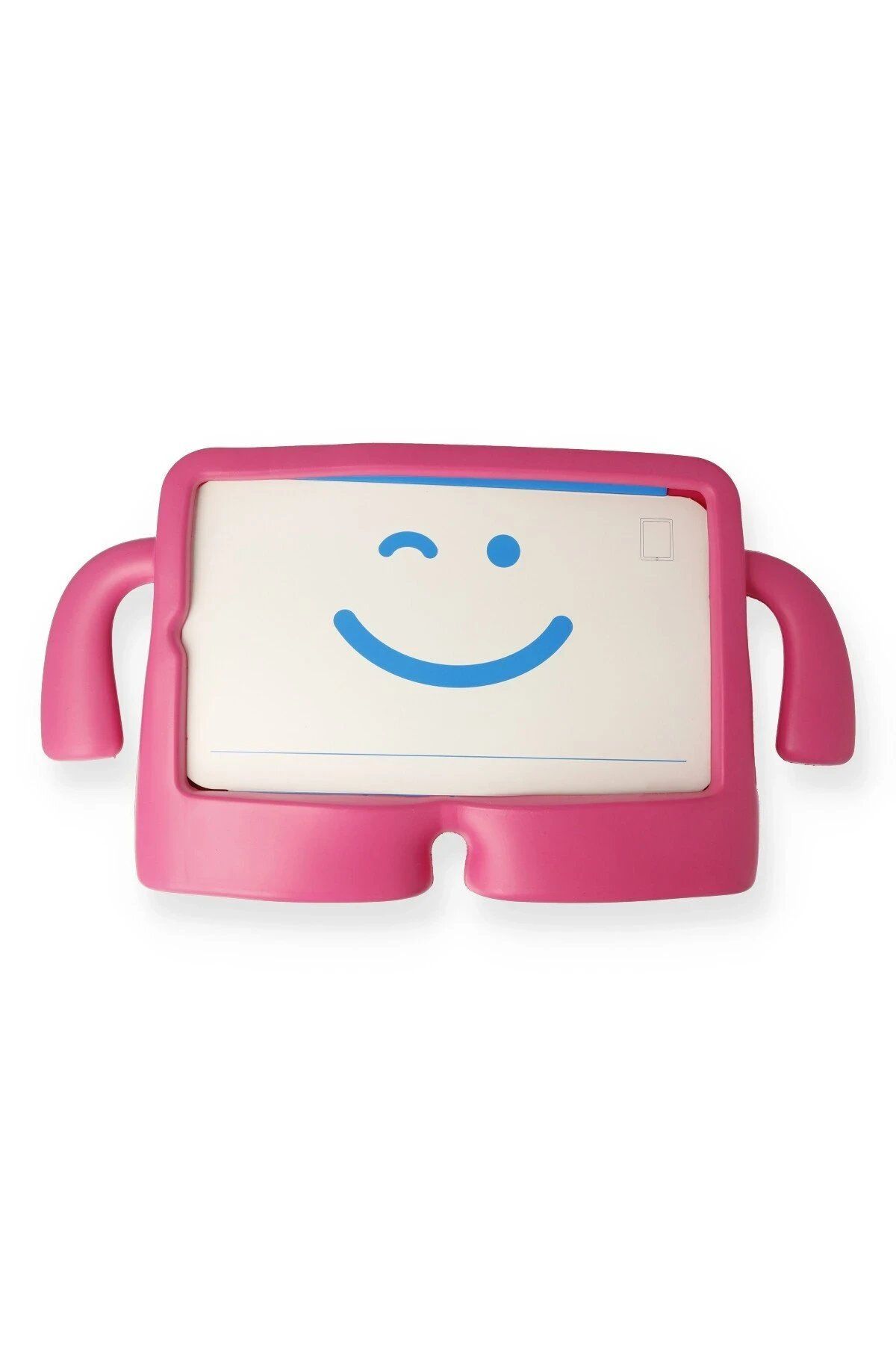 CepteToptan Newface iPad 4 9.7 Kılıf Karakter Tablet Silikon - Pembe