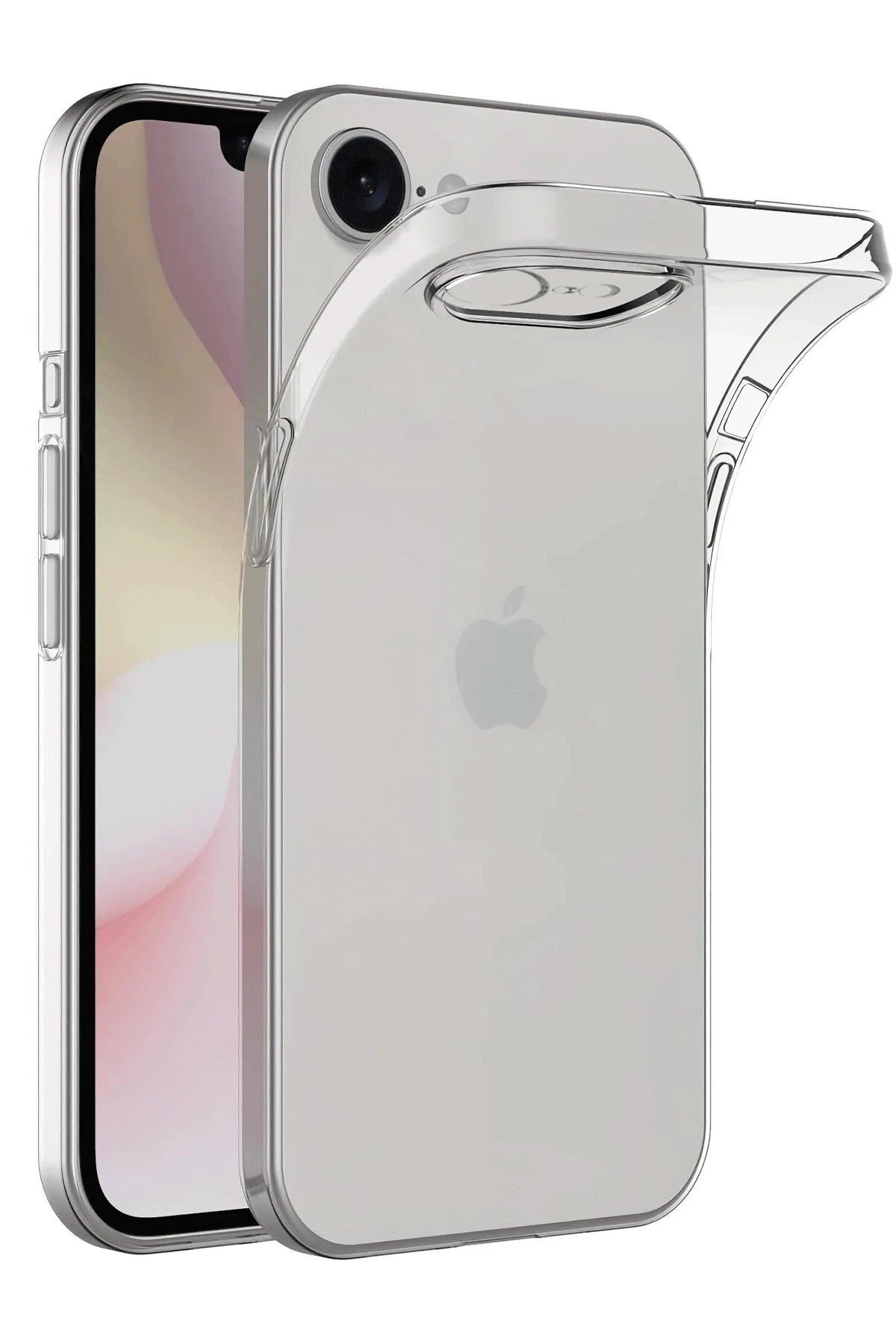 CepteToptan Newface iPhone 16E Kılıf Lüx Şeffaf Silikon