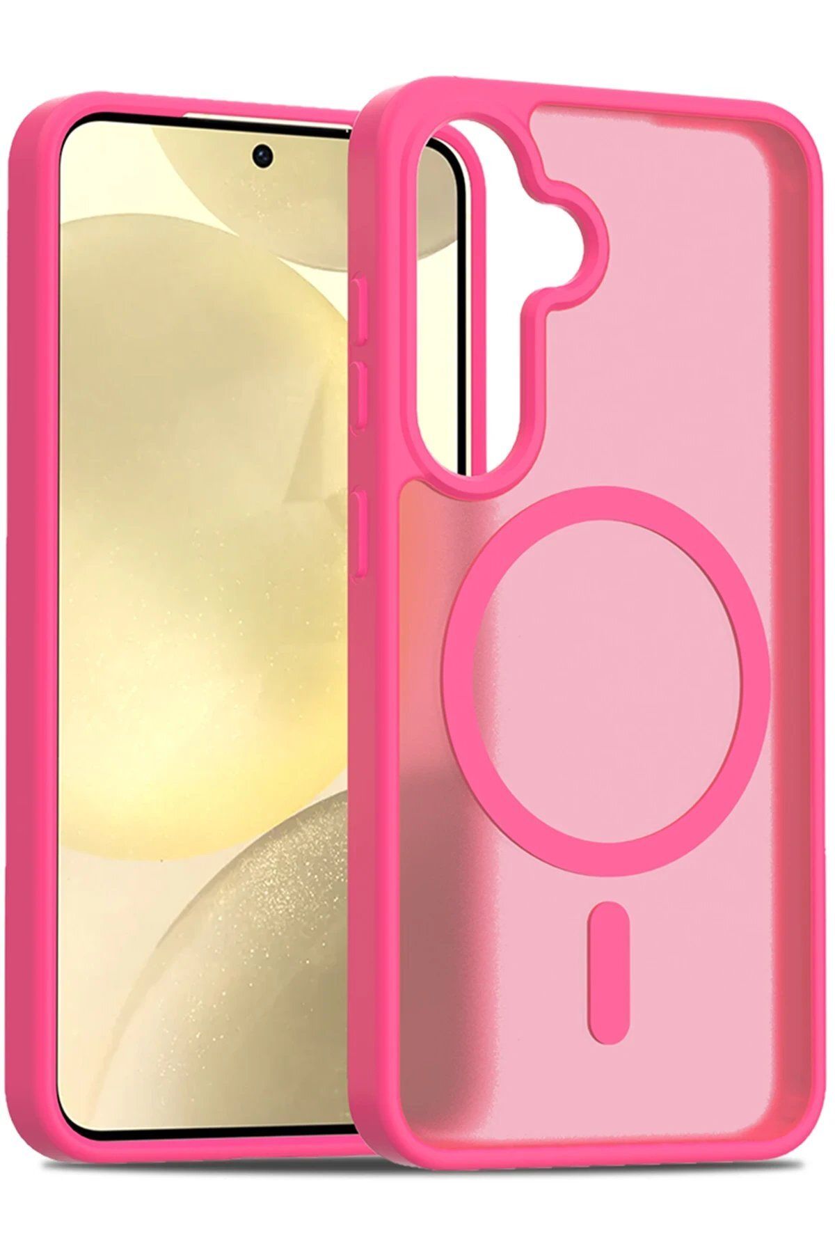 Joko Samsung Galaxy S25 Plus Jota Magsafe Kapak - Rose