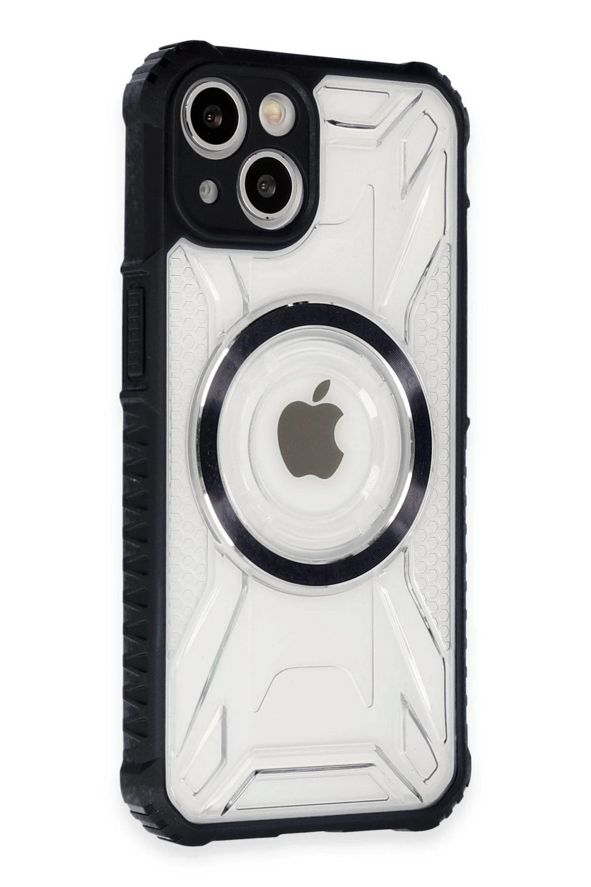 CepteToptan Newface iPhone 14 Kılıf Prag Magneticsafe Kapak - Siyah