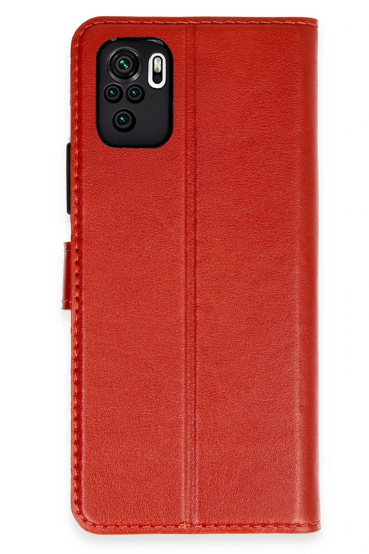 CepteToptan Newface Redmi Note 10 Trend S Plus Kapaklı Kılıf - Kırmızı