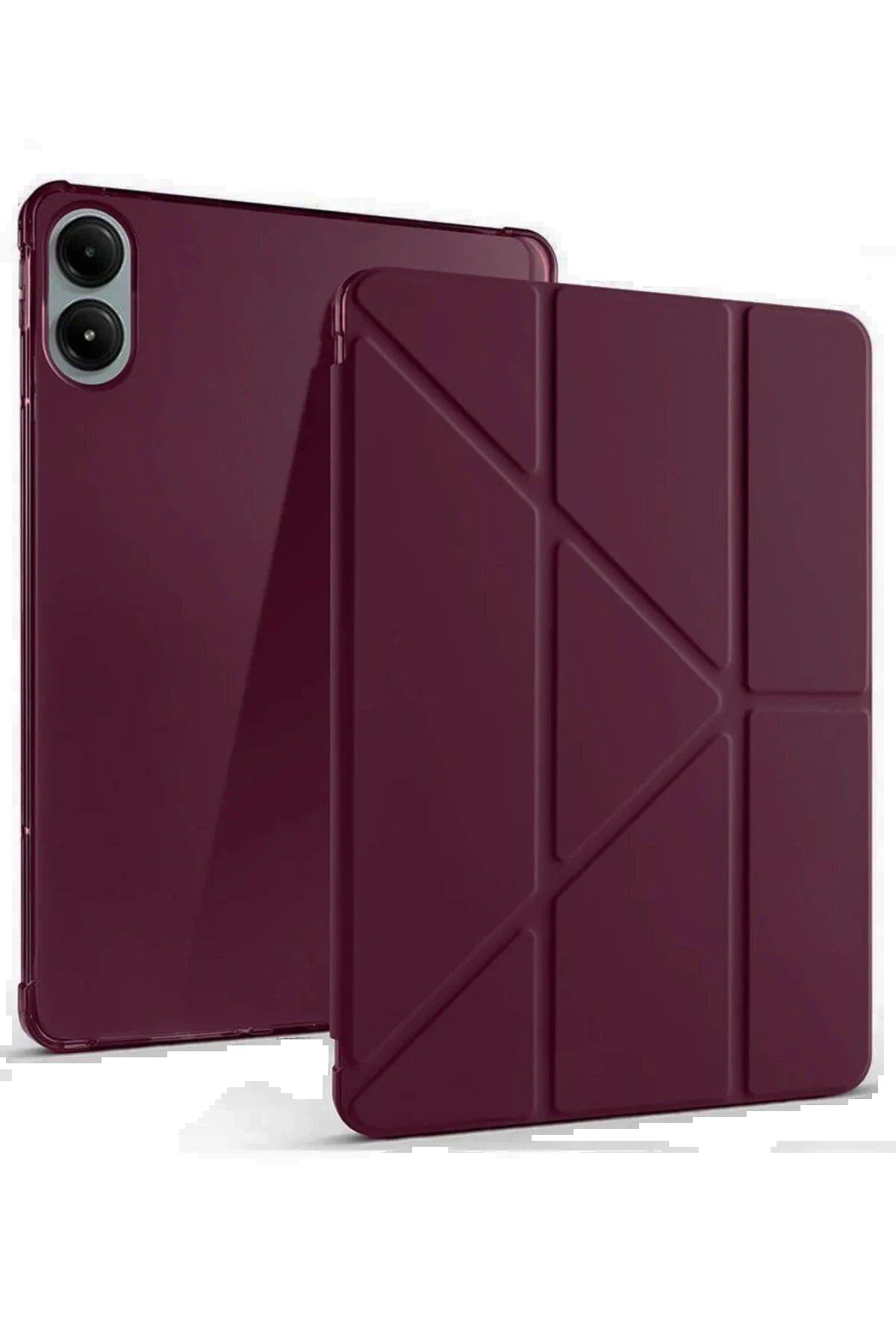 CepteToptan Newface Xiaomi Redmi Pad Pro 12.1 Kılıf Kalemlikli Mars Tablet Kılıfı - Mor