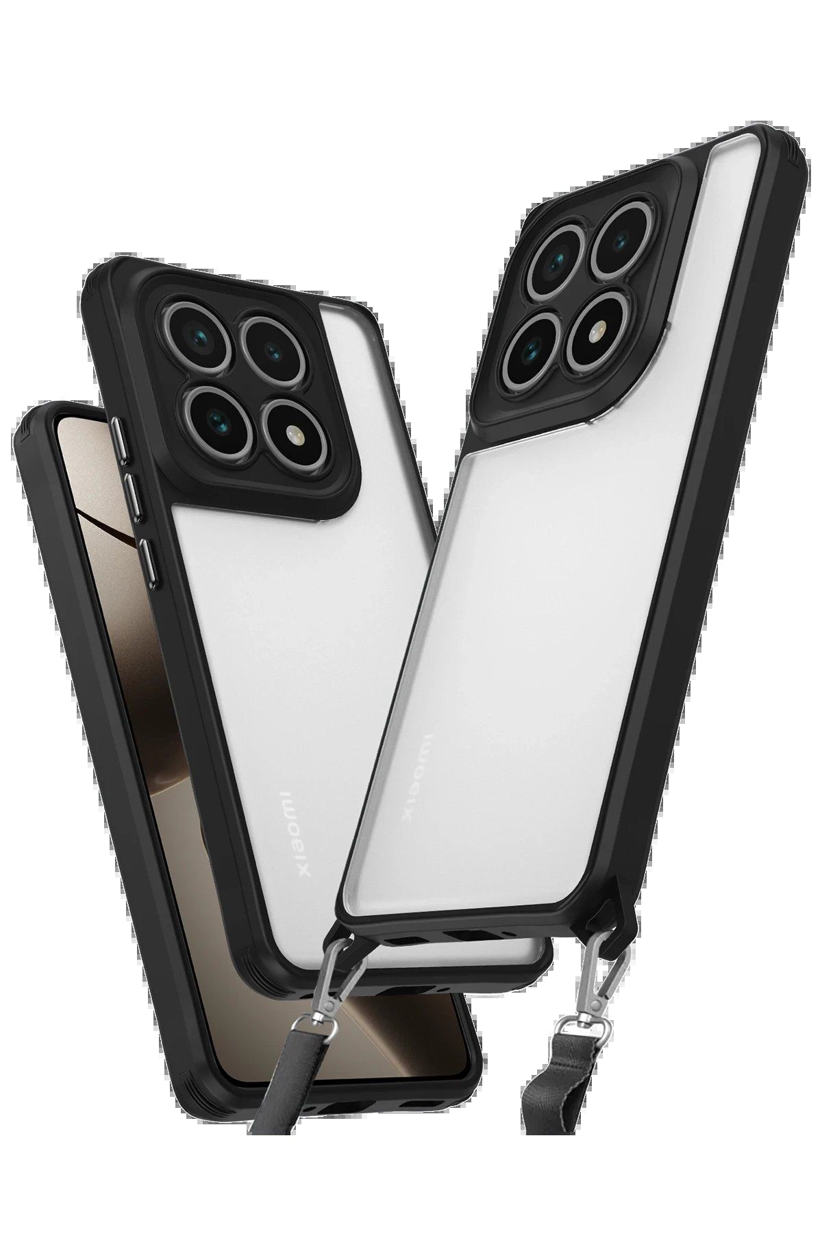 CepteToptan Newface Xiaomi Mi 14T Pro Kılıf Penta Silikon Kılıf - Siyah