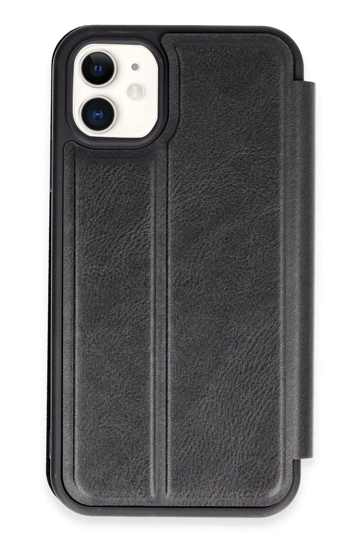 CepteToptan Newface iPhone 11 Kılıf Flip Cover - Siyah