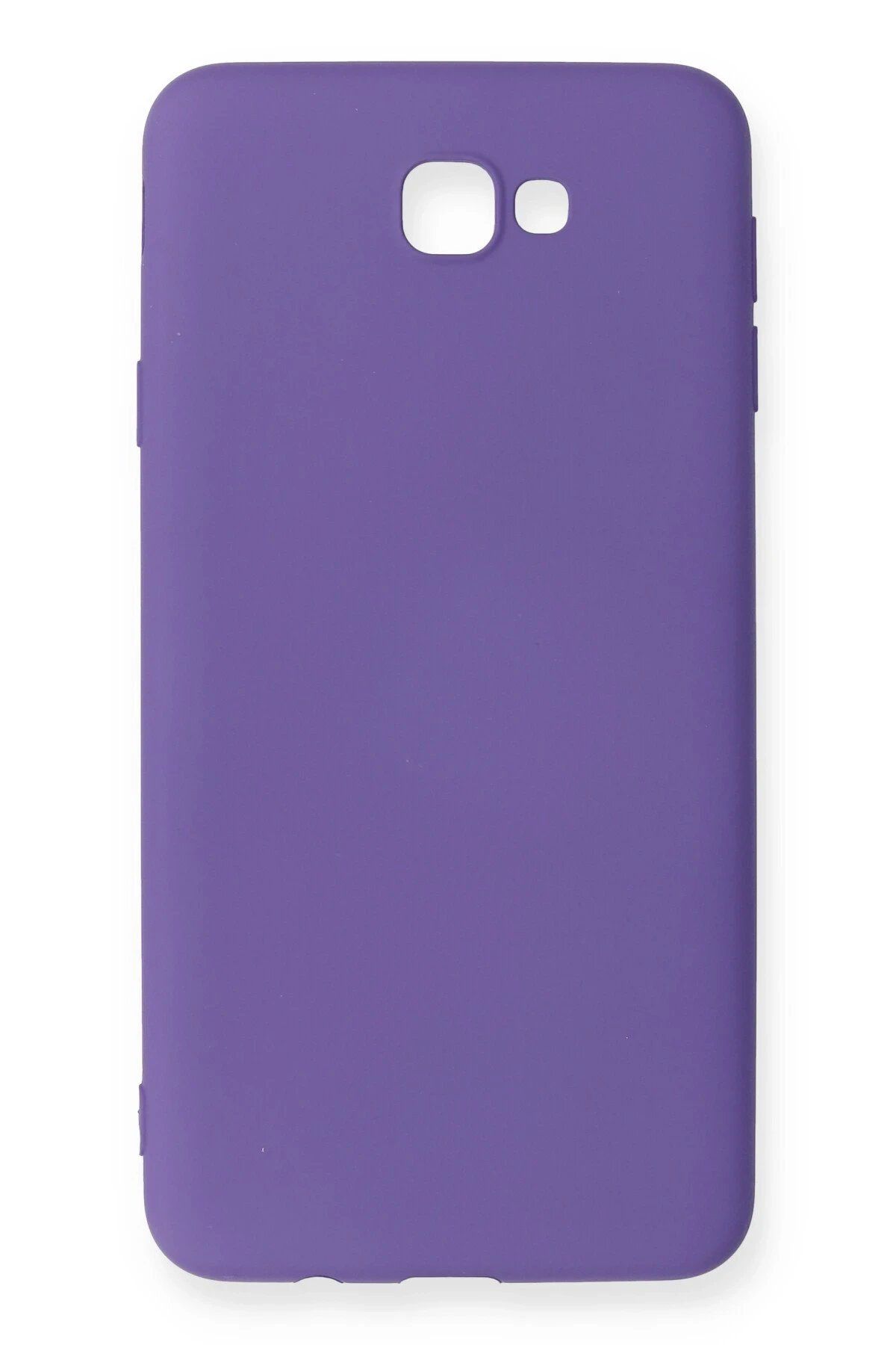 CepteToptan Newface Samsung Galaxy J7 Prime Kılıf Nano içi Kadife Silikon - Mor