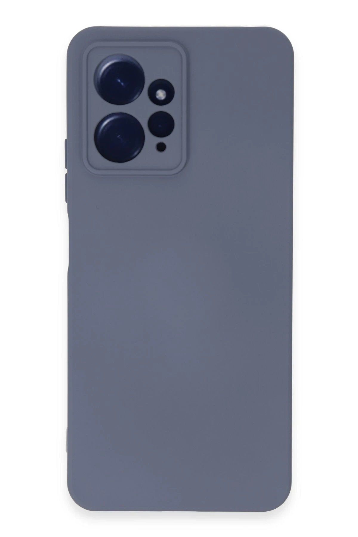 CepteToptan Newface Xiaomi Redmi Note 12 4G Kılıf Nano içi Kadife Silikon - Gri