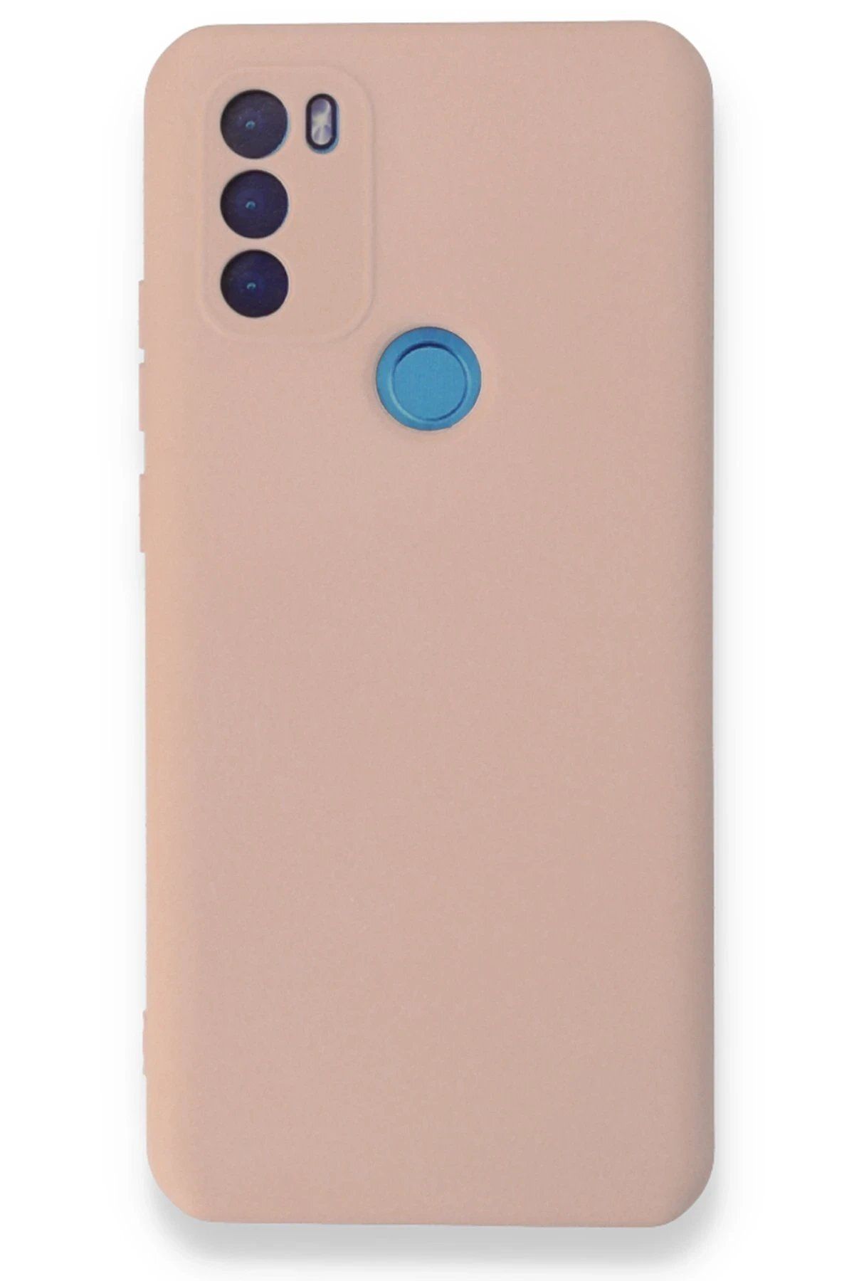 CepteToptan Newface General Mobile GM 21 Plus Kılıf Nano içi Kadife Silikon - Pudra