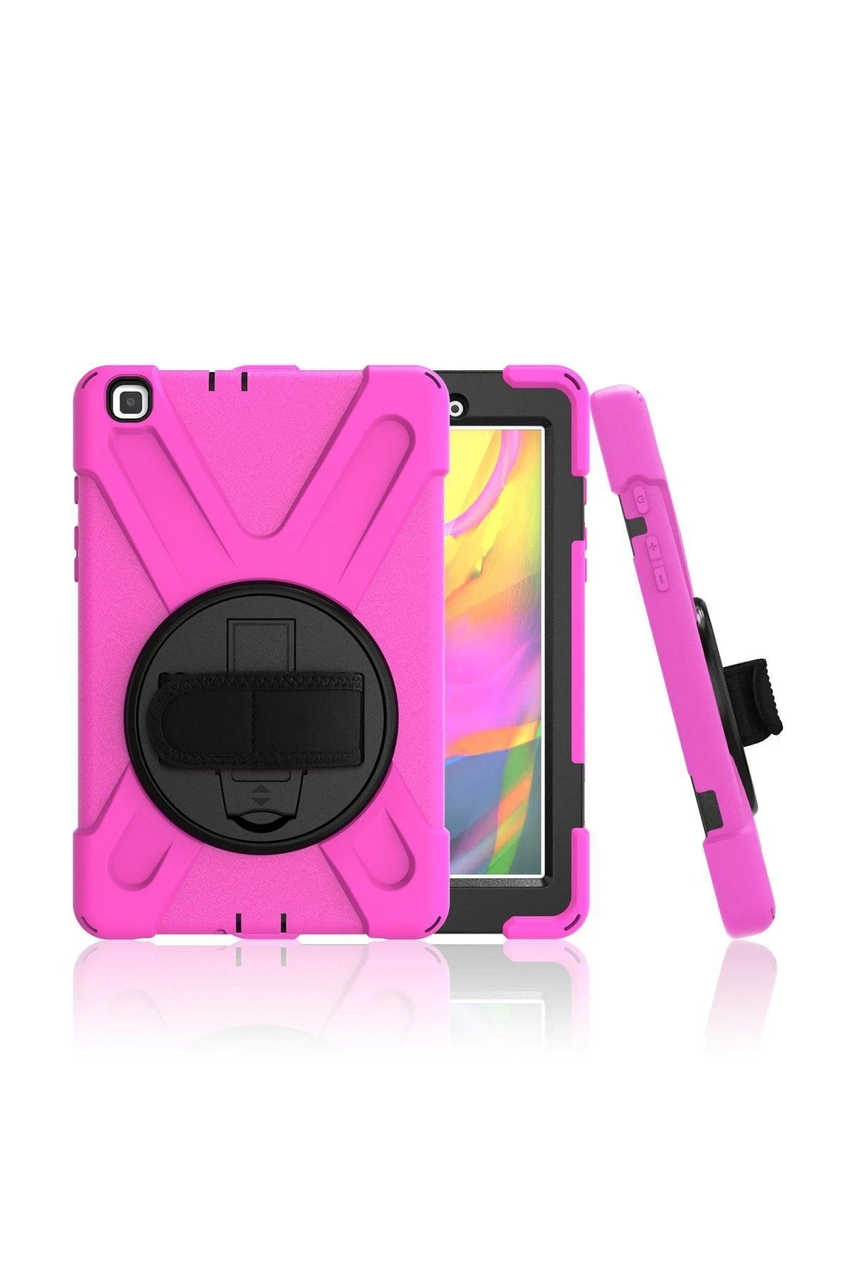 CepteToptan Newface Samsung Galaxy T290 Tab A 8 Kılıf Amazing Tablet Kapak - Pembe