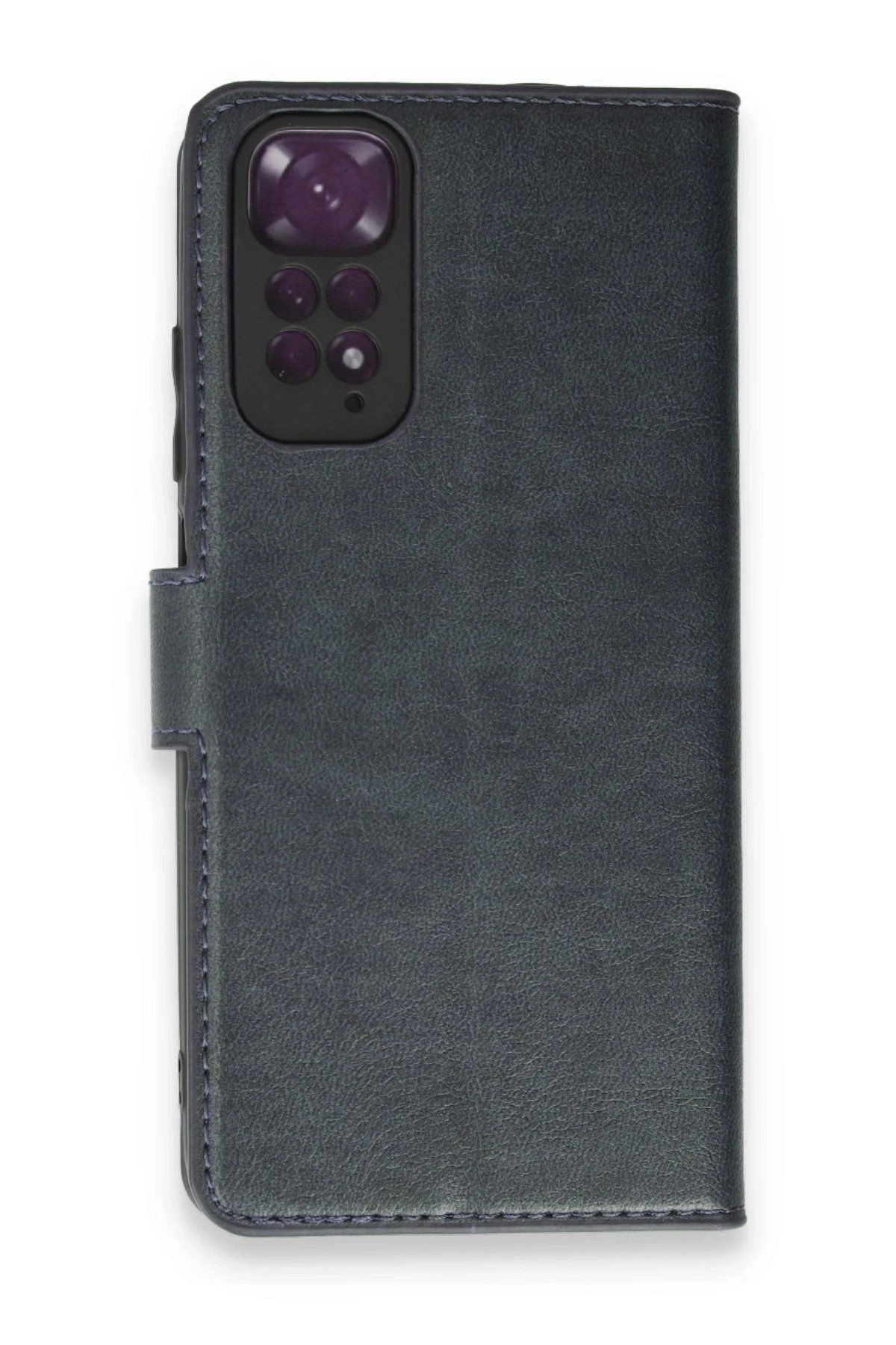 CepteToptan Newface Xiaomi Redmi Note 11 Pro Kılıf Trend S Plus Kapaklı Kılıf - Lacivert