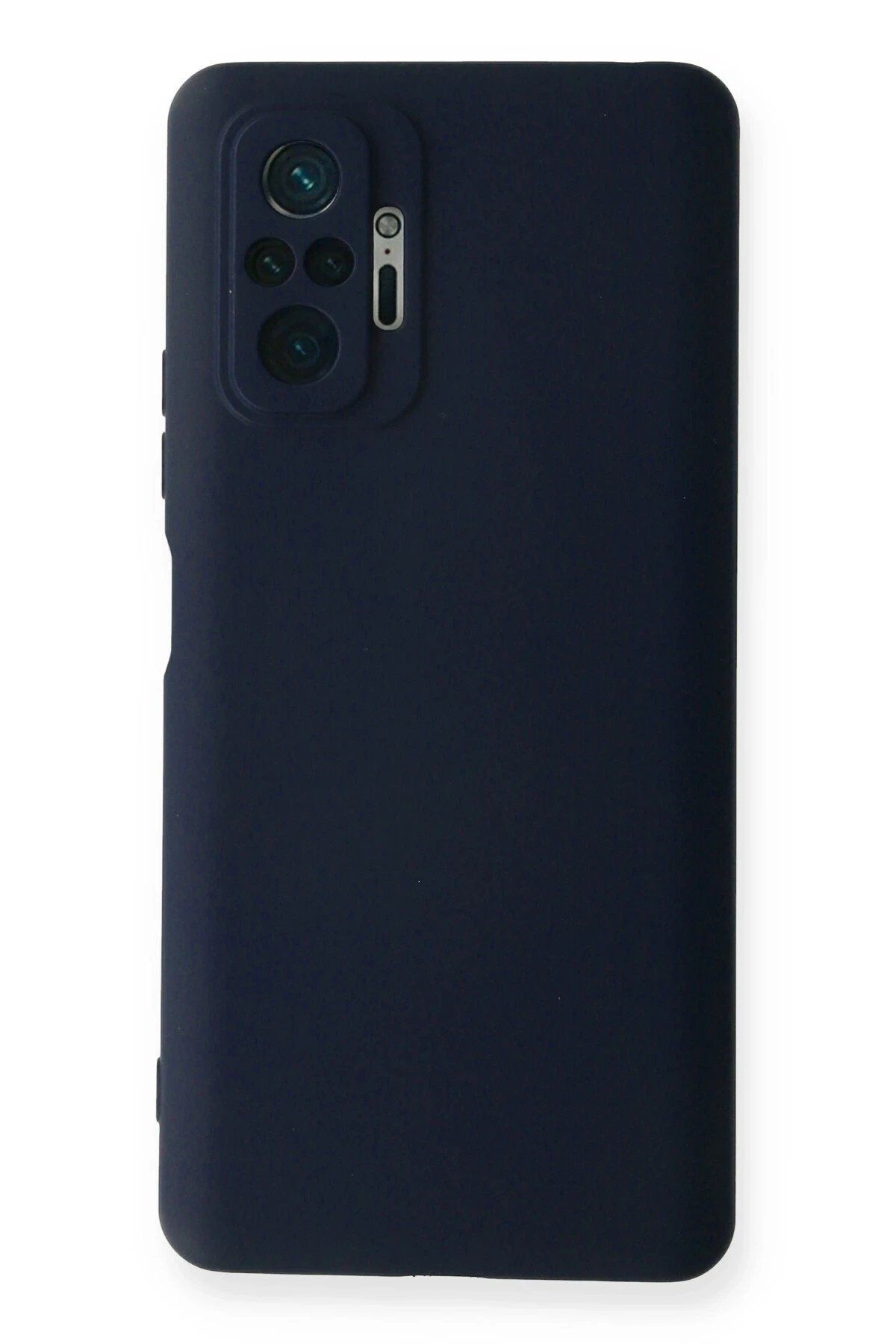 CepteToptan Newface Xiaomi Redmi Note 10 Pro Kılıf Nano içi Kadife Silikon - Lacivert