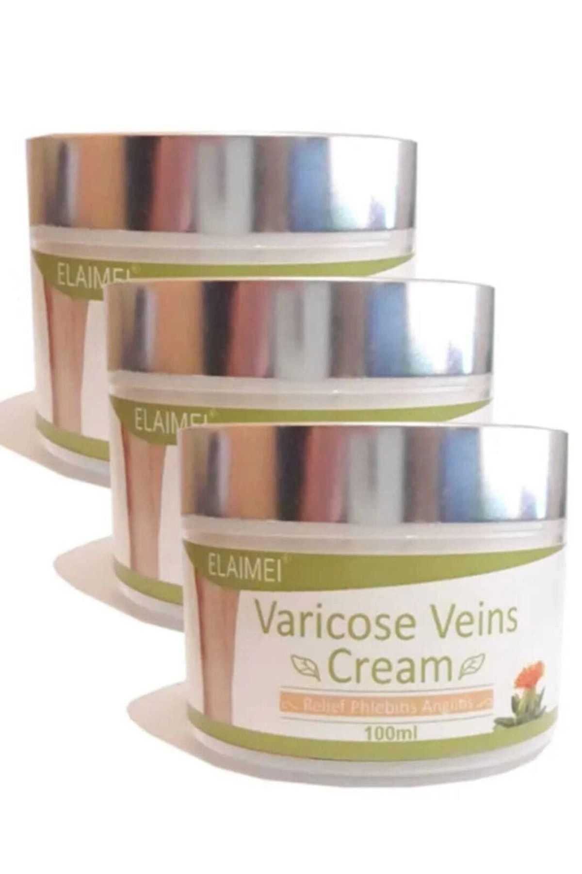 gizmurstore Spider Varicose Veins Cream Varis,selülit,diz,bacak Bakım Kremi 3 Adet - 100 ml