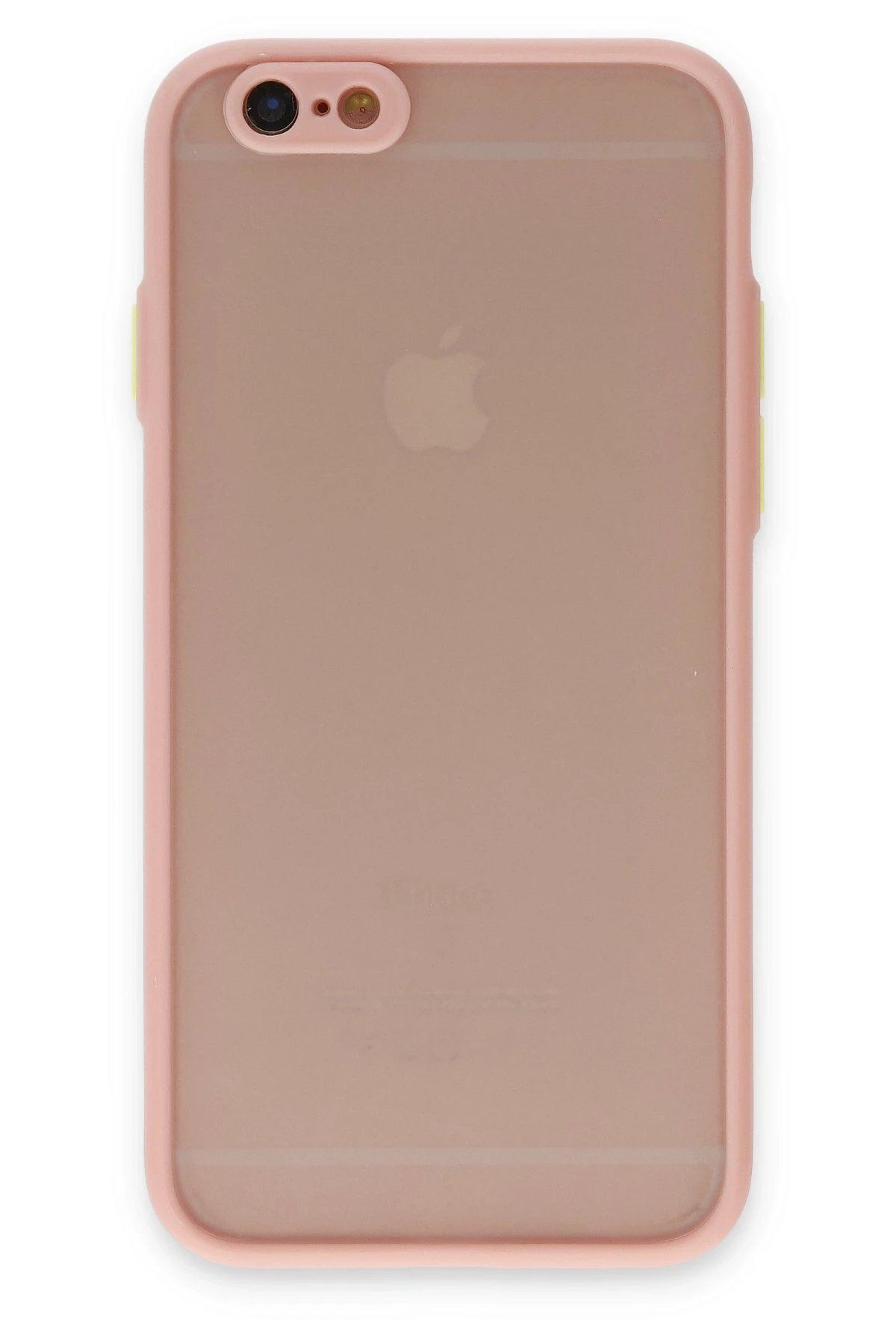 CepteToptan Newface iPhone 6 Kılıf Montreal Silikon Kapak - Pembe