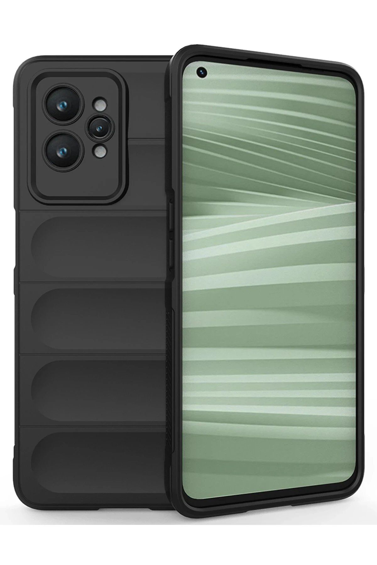 CepteToptan Newface Realme GT2 Pro 5G Kılıf Optimum Silikon - Siyah