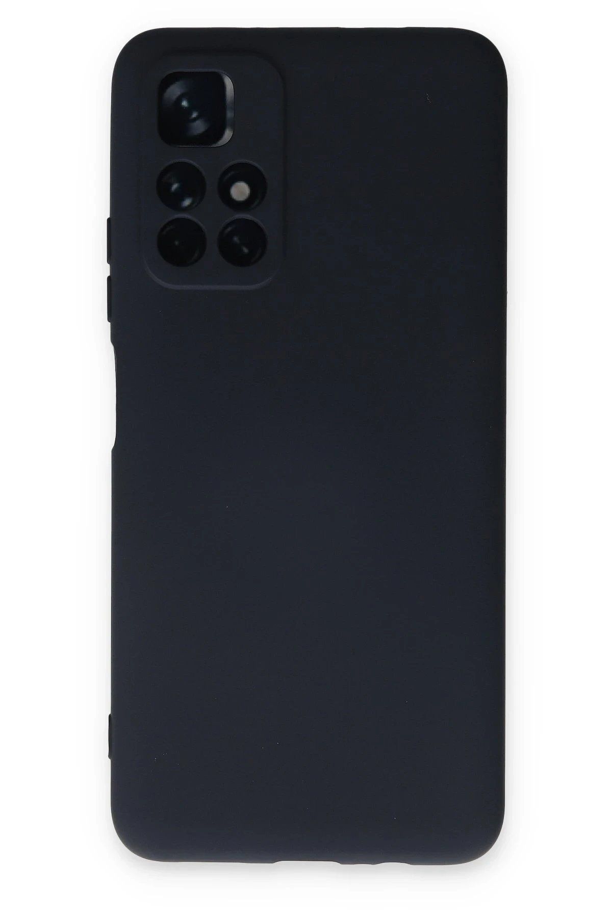BIGBOYCL Xiaomi Redmi Note 11T Kılıf Nano içi Kadife Silikon - Lacivert – Darbe Koruma