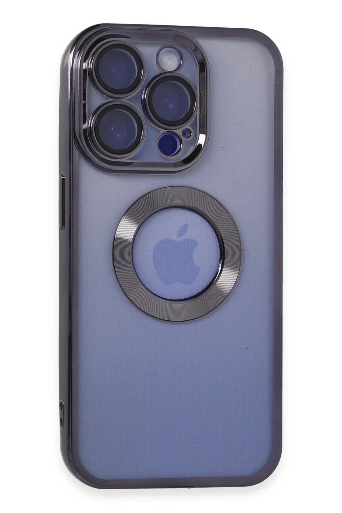 Balesso Newface Iphone 15 Pro Kılıf Slot Silikon - Mor