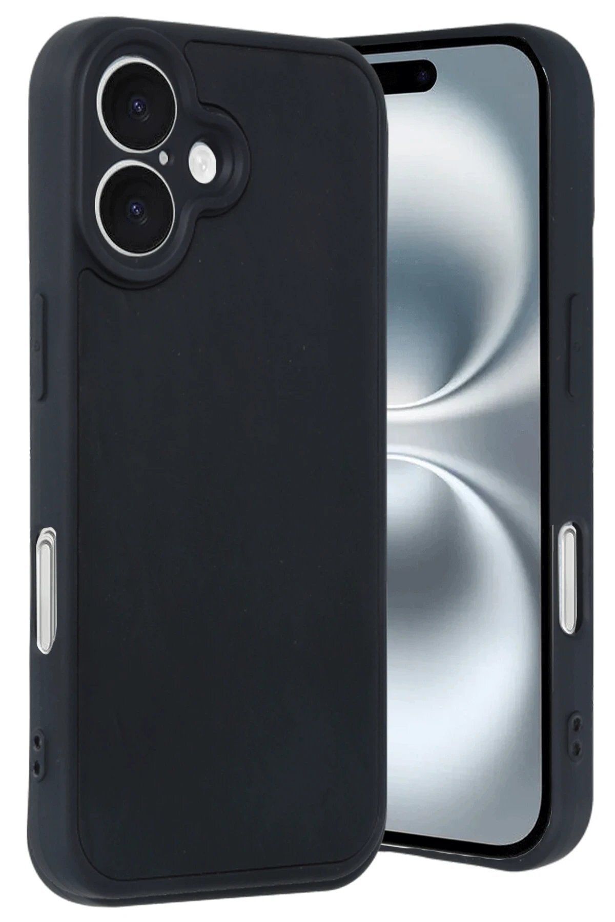 CepteToptan Newface iPhone 16 Kılıf Aras Deri Kapak - Siyah