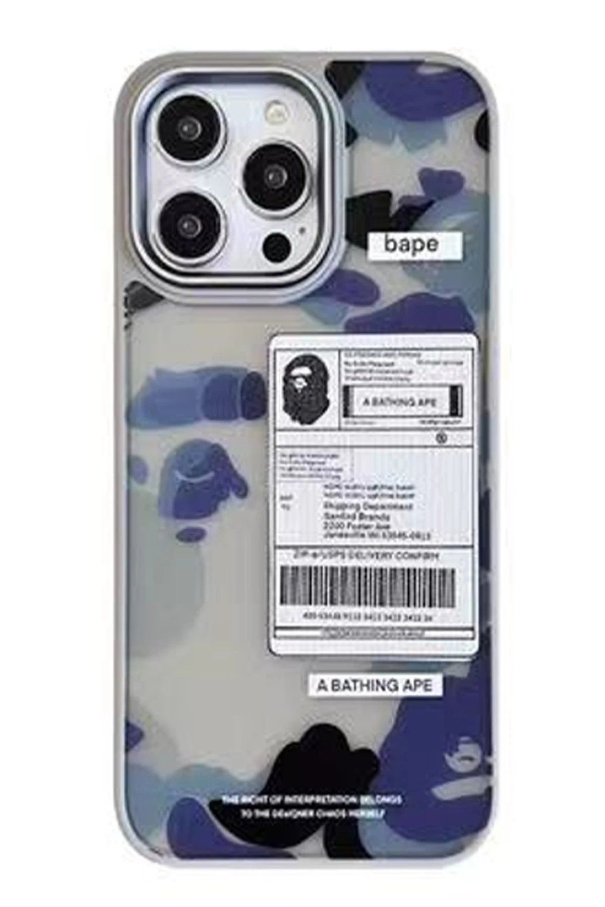 MOVENCHY iPhone 14 Pro Max Terra Desenli Kapak - Siyah - 3