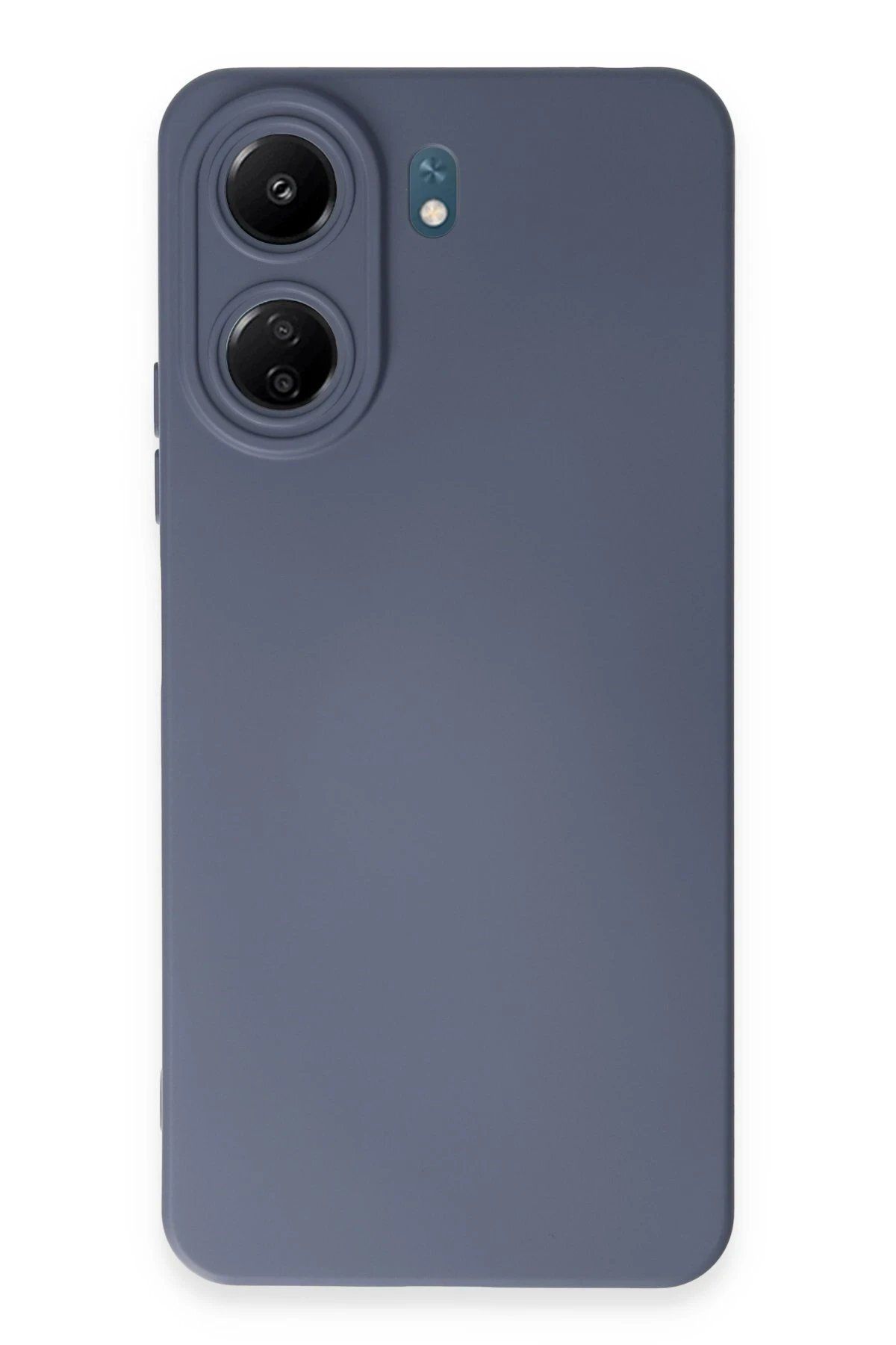 ENEFENDİ Newface Xiaomi Redmi 13C Kılıf Nano içi Kadife Silikon - Gri