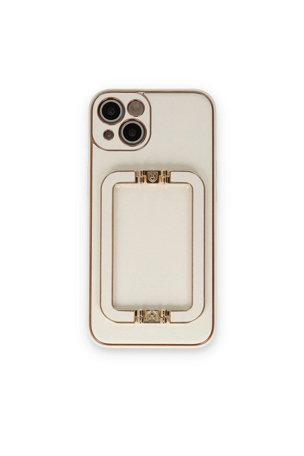 BIGBOYCL iPhone 14 Kılıf Coco Elit Kapak - Beyaz – Darbe Koruma