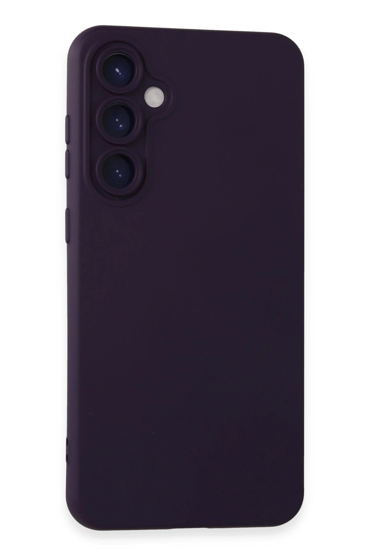 CepteToptan Newface Samsung Galaxy S24 Kılıf Nano içi Kadife Silikon - Mor