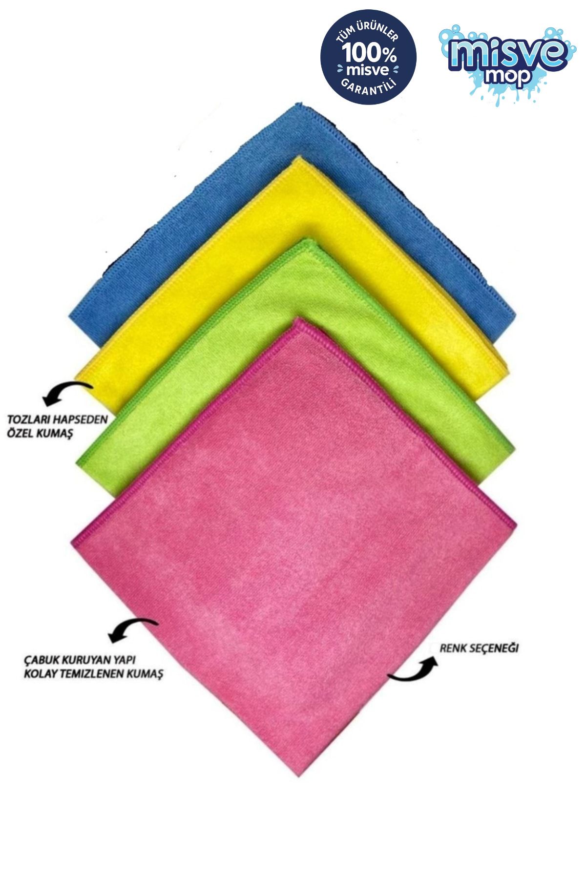Misvele MisveClean ( 1 Adet ) Profesyonel Sihirli Toz Bezi 40/40 Cm