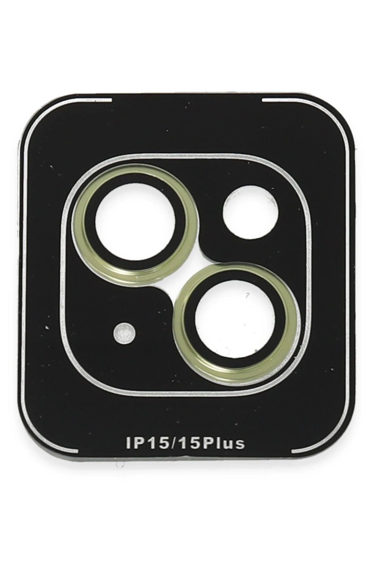 ShopB Joko iPhone 15 PVD Metal Kamera Lens - Sarı