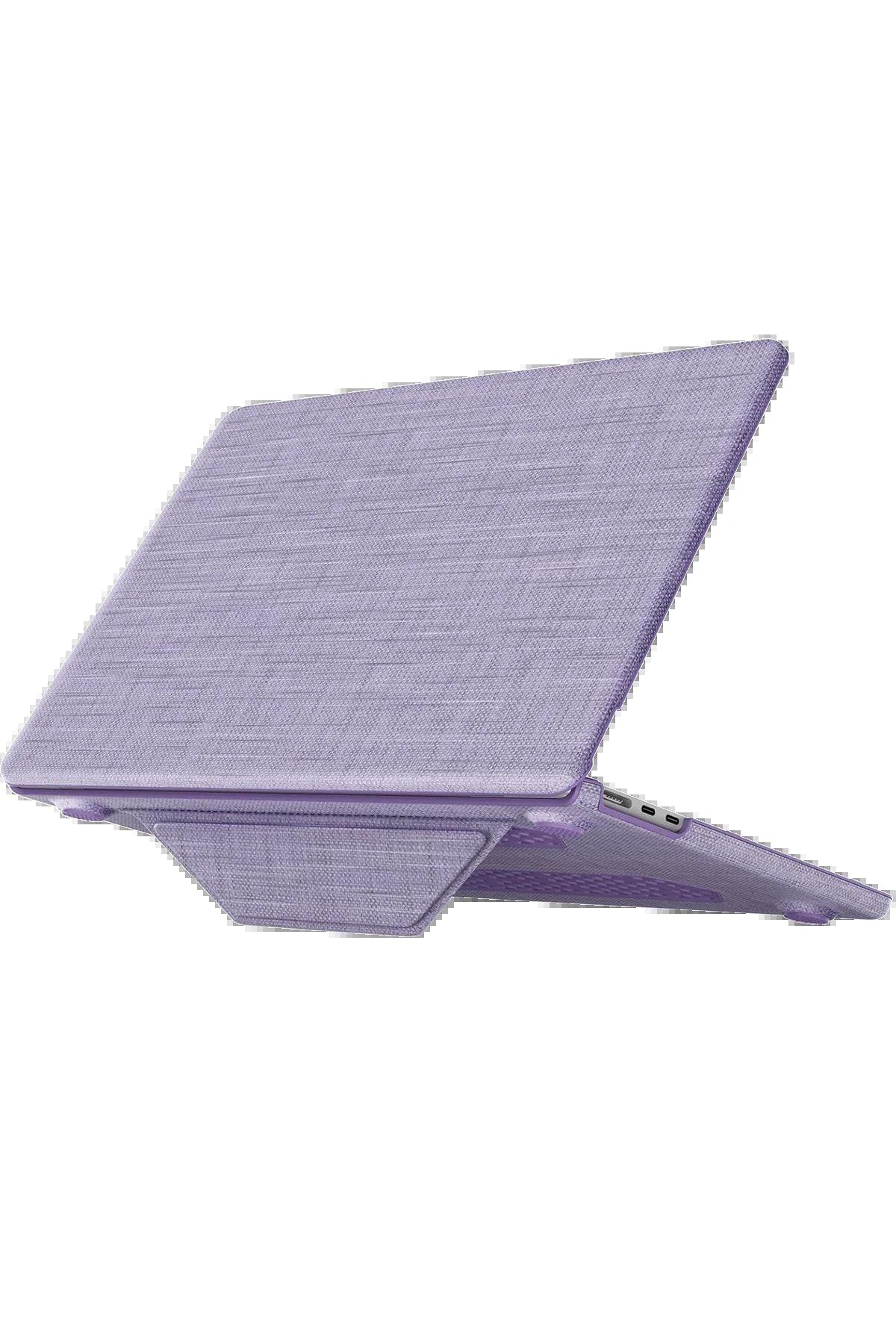 CepteToptan Newface Macbook Pro 13 2020 Macbook Kumaş Kapak - Mor