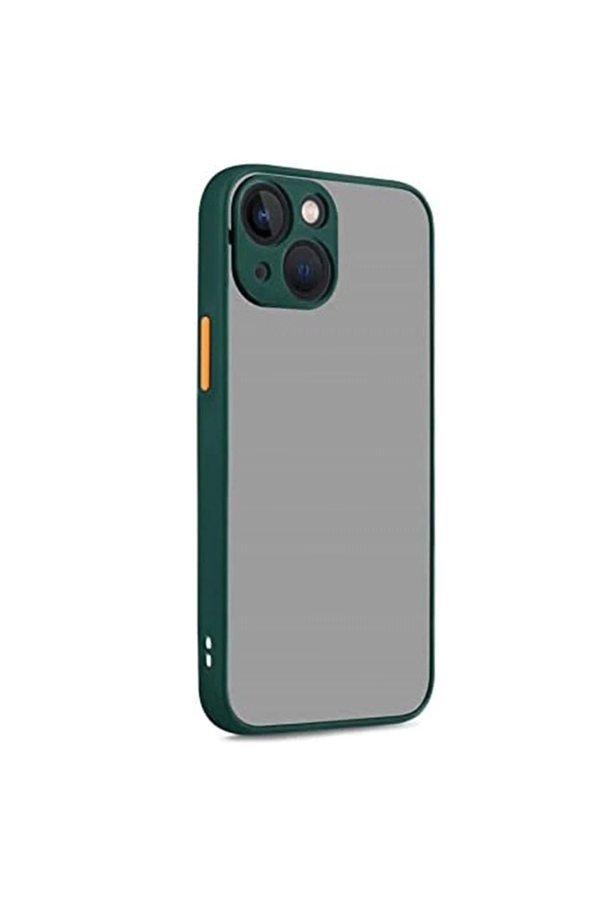 CepteToptan Newface iPhone 13 Kılıf Montreal Silikon Kapak - Yeşil
