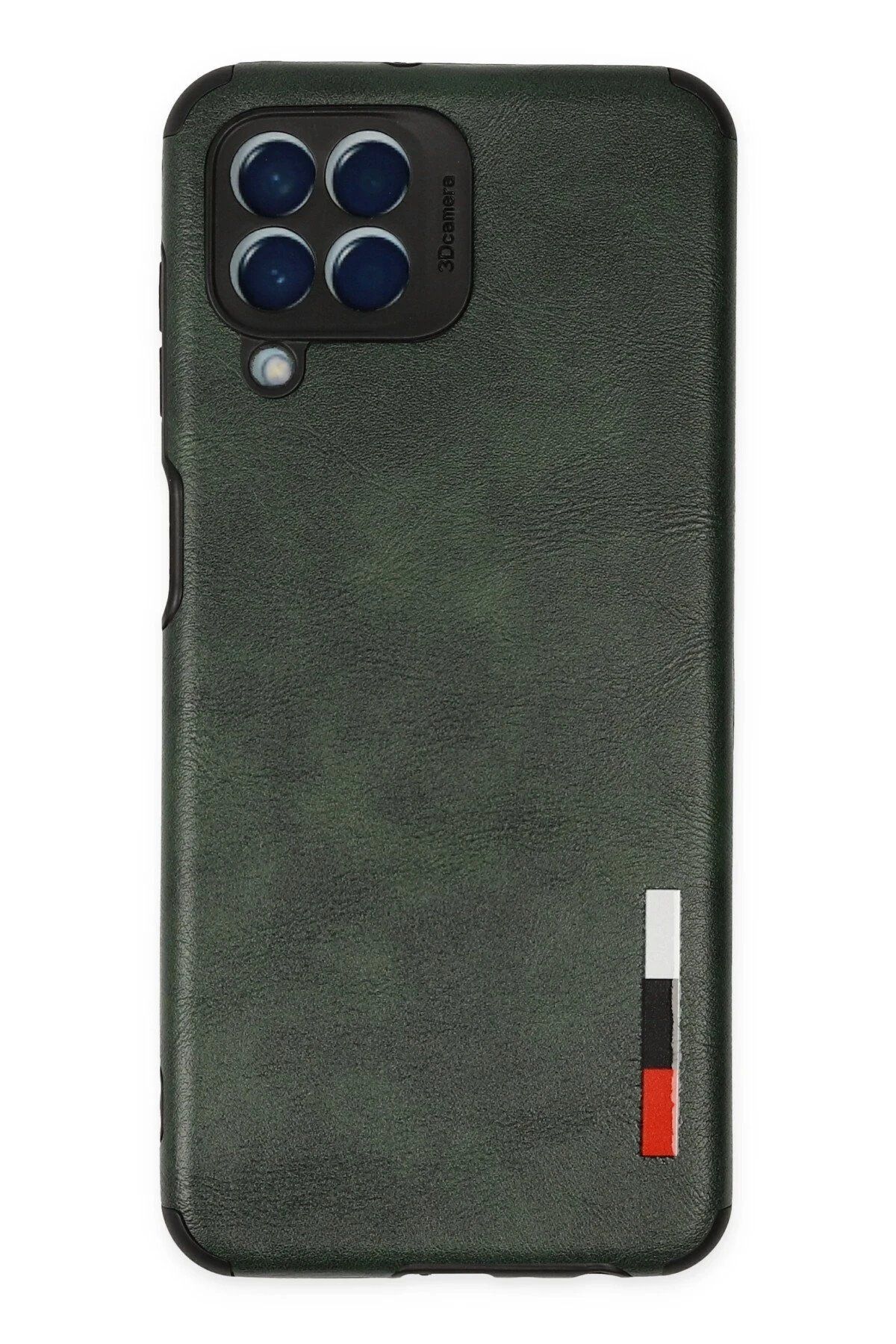CepteToptan Newface Samsung Galaxy M33 Kılıf Loop Deri Silikon - Yeşil