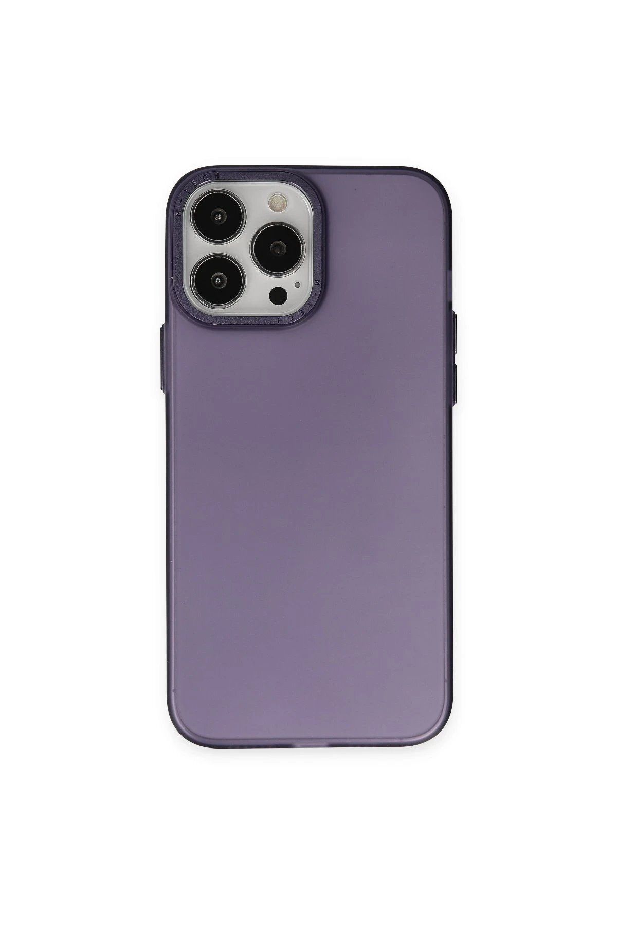 CepteToptan Newface iPhone 14 Pro Kılıf Modos Metal Kapak - Derin Mor