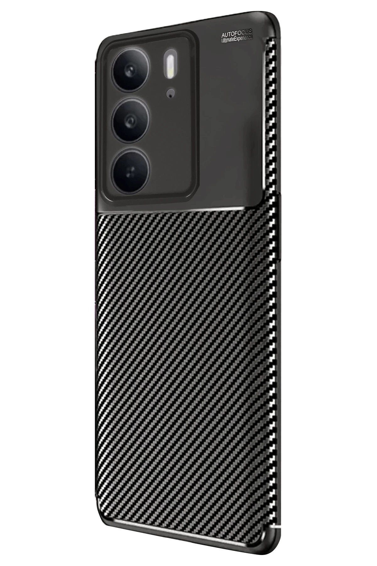 CepteToptan Newface Realme C75 4G Auto Focus Karbon Kapak - Siyah