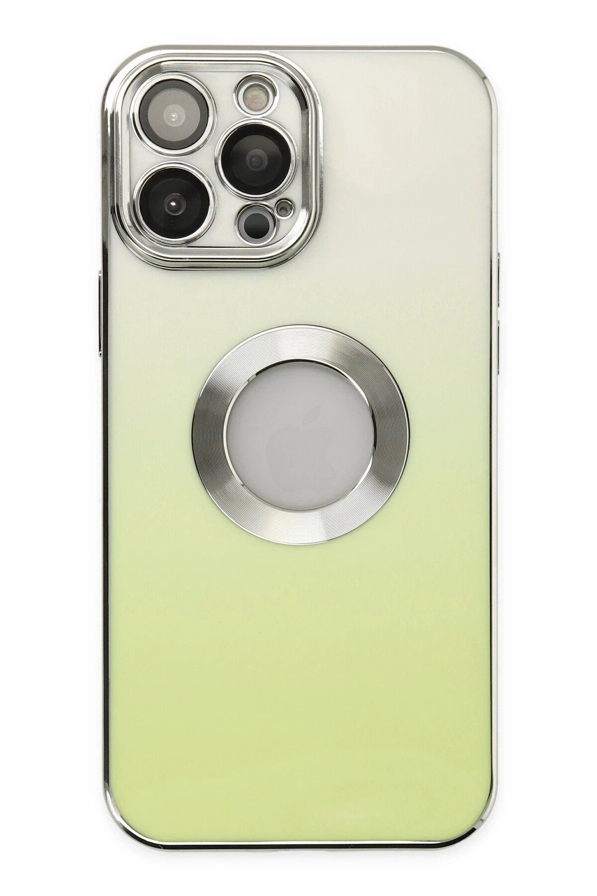 CepteToptan Newface iPhone 13 Pro Kılıf Best Silikon - Yeşil