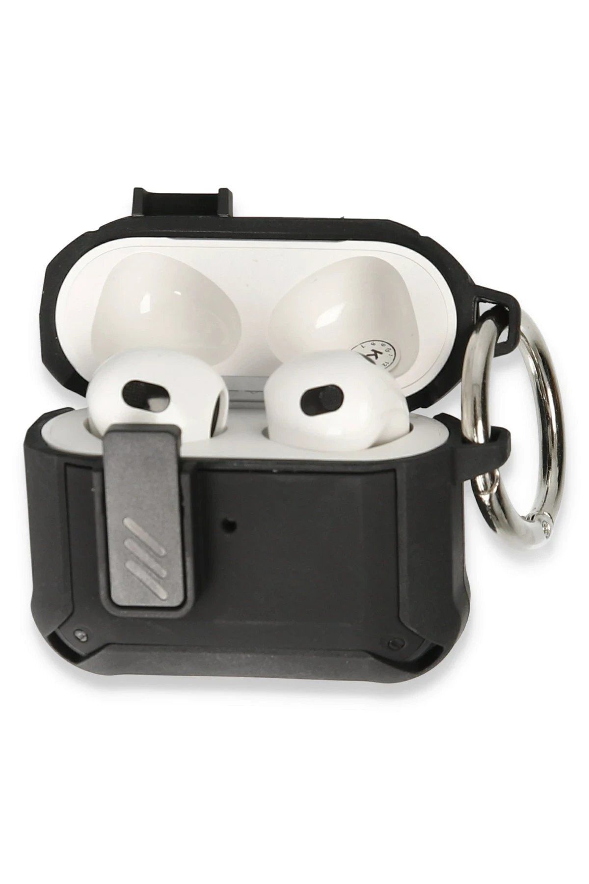 CepteToptan Newface Airpods 3 (3.nesil) Truva Kılıf - Siyah