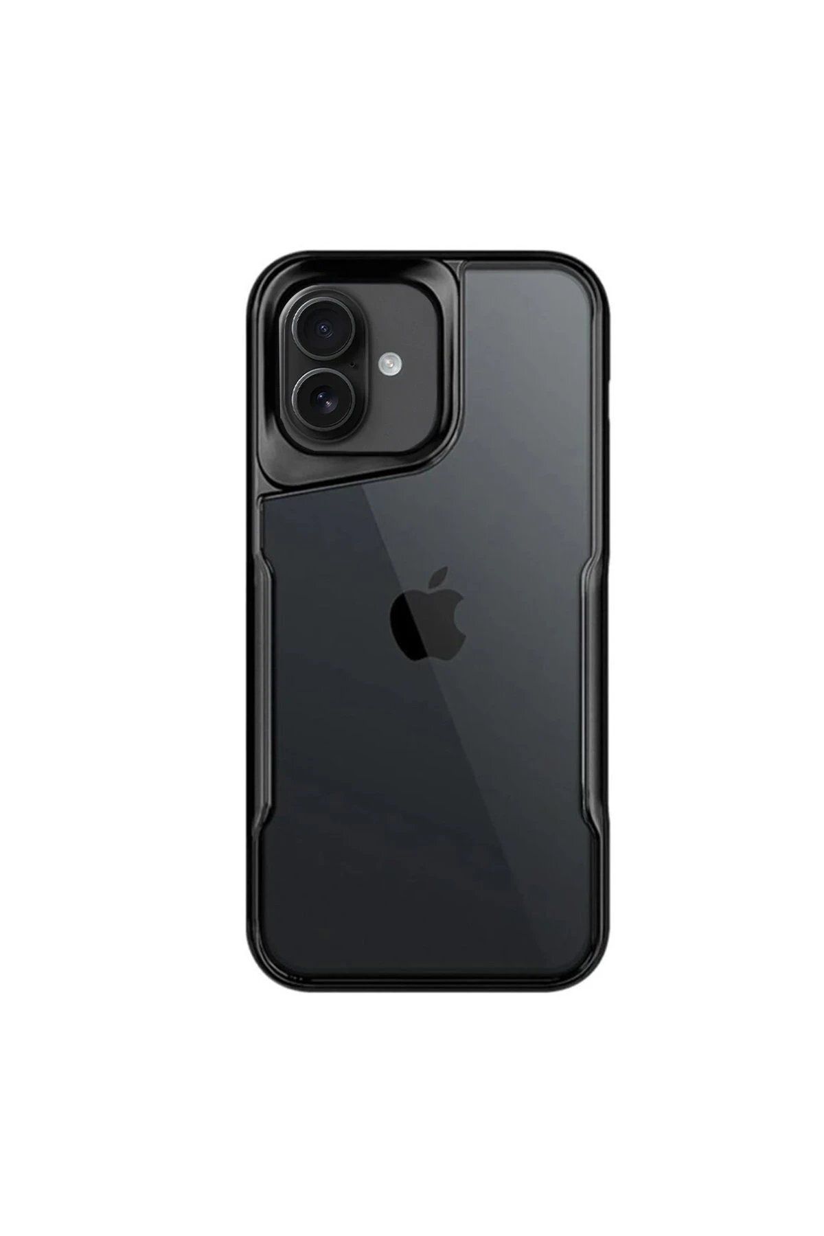 CepteToptan Newface iPhone 16 Kılıf Boyi Silikon Kapak - Siyah