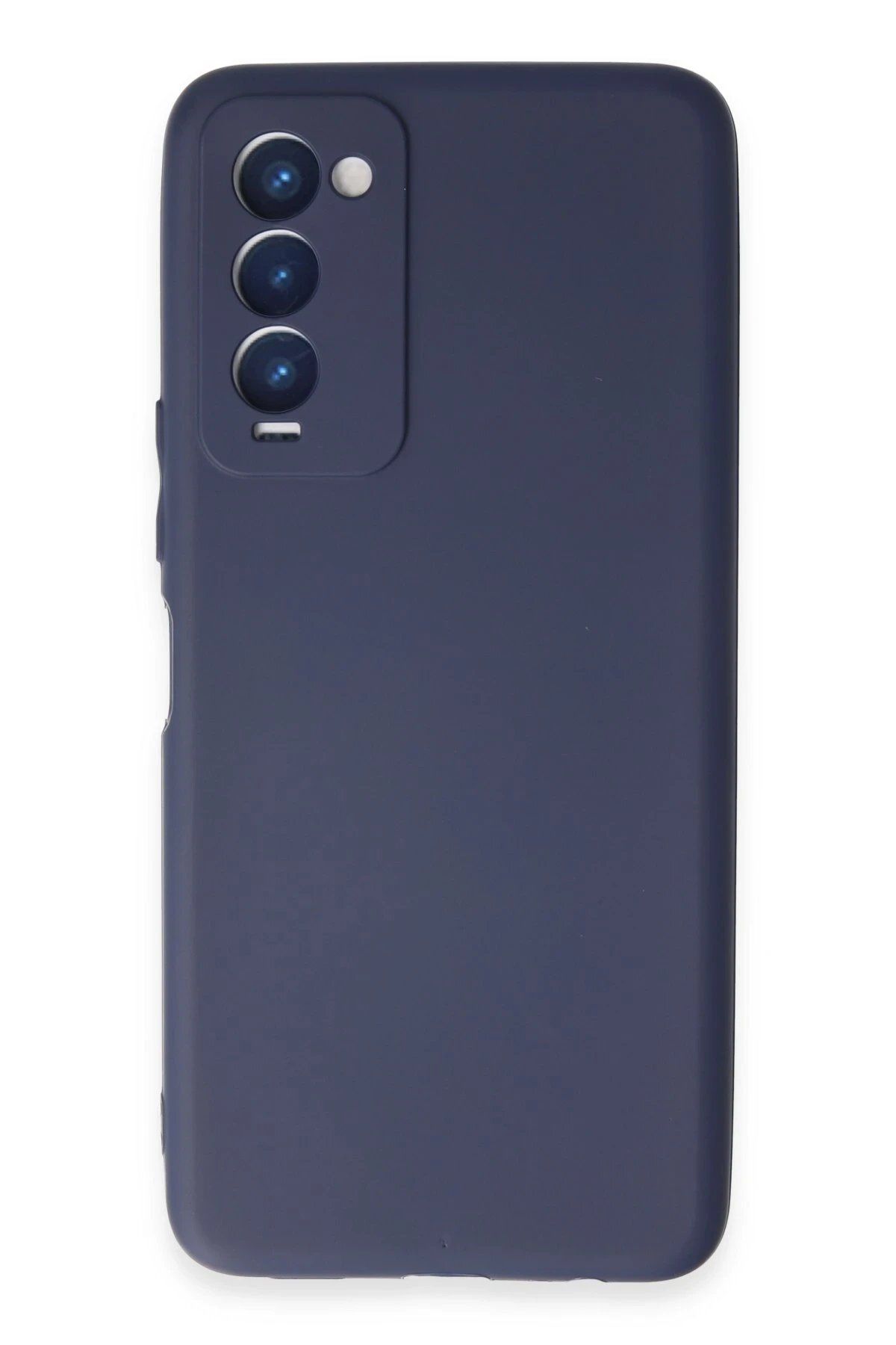 CepteToptan Newface Tecno Camon 18 Kılıf First Silikon - Lacivert