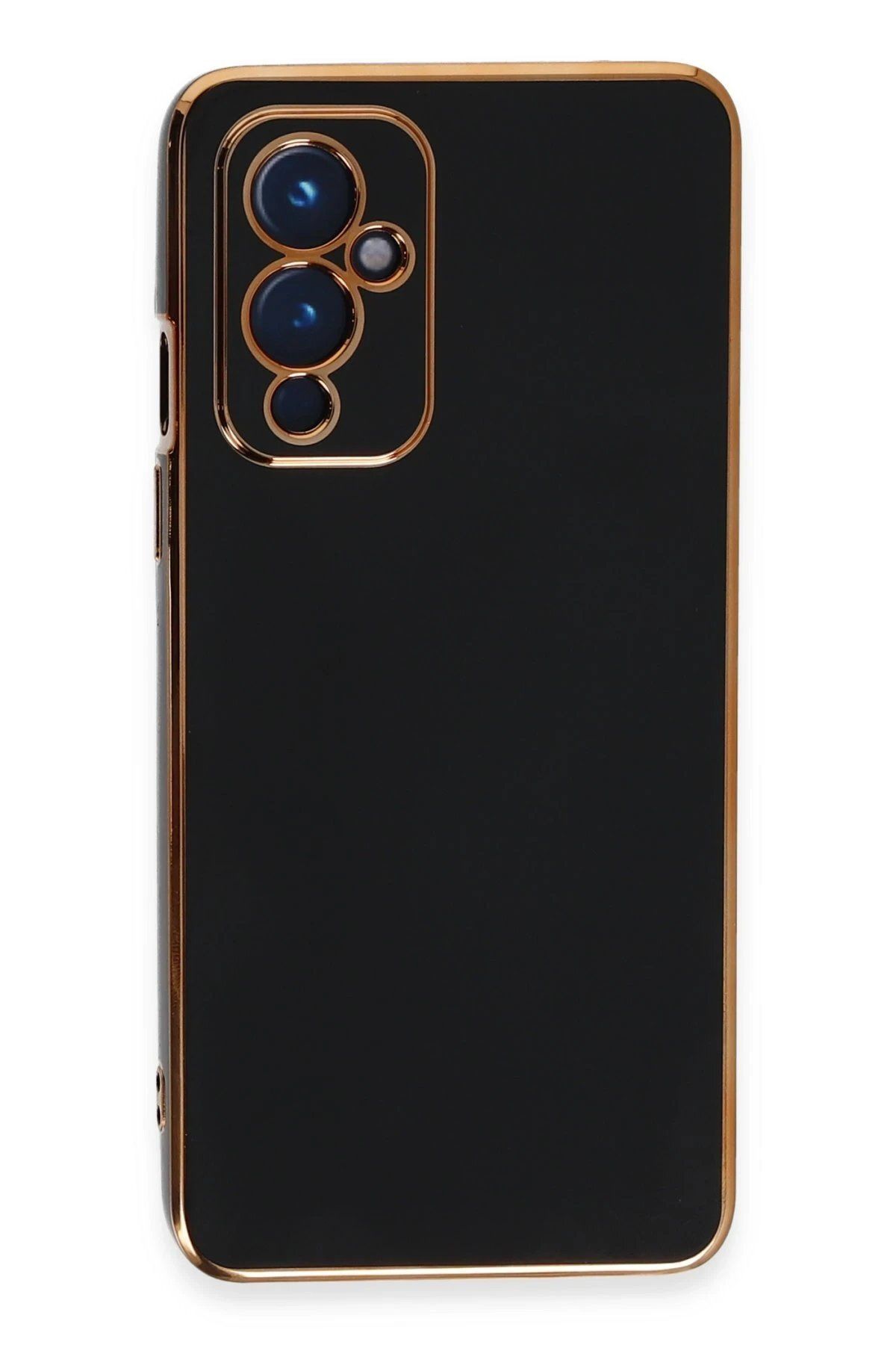 CepteToptan Newface One Plus 9 Kılıf Volet Silikon - Siyah