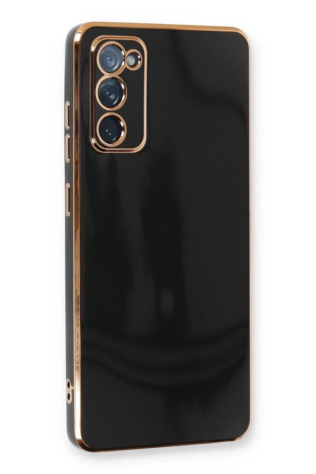 CepteToptan Newface Samsung Galaxy S20 FE Kılıf Volet Silikon - Siyah