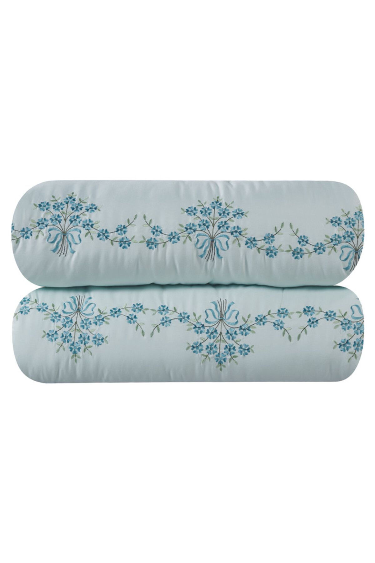 HOURS-Horse Macrofiber Comforter Set, 4 Pieces, Double-Sided, Embroidered with a Classy Pattern, Cornelia-009 3