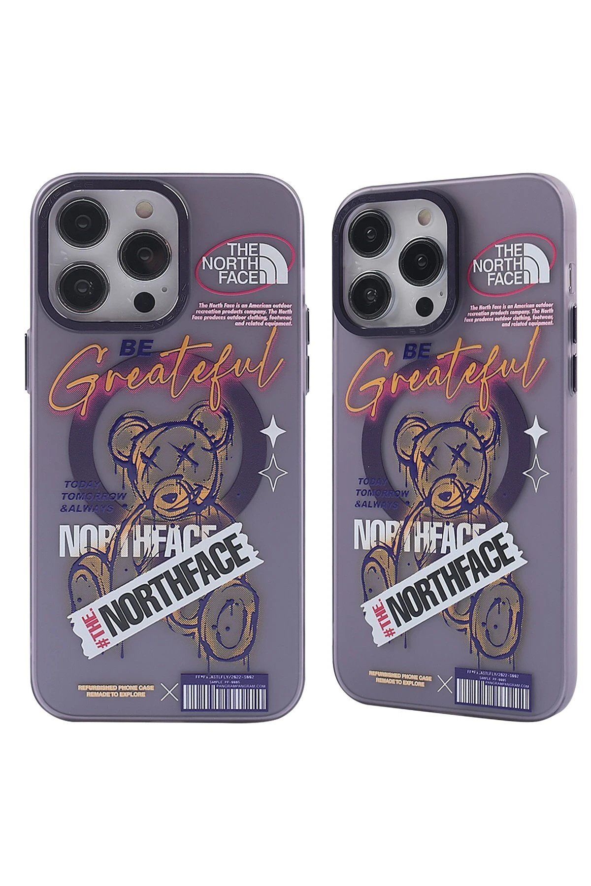 CepteToptan Newface iPhone 14 Pro Kılıf Apollo Magneticsafe Desenli Kapak - Apollo Mor - 2