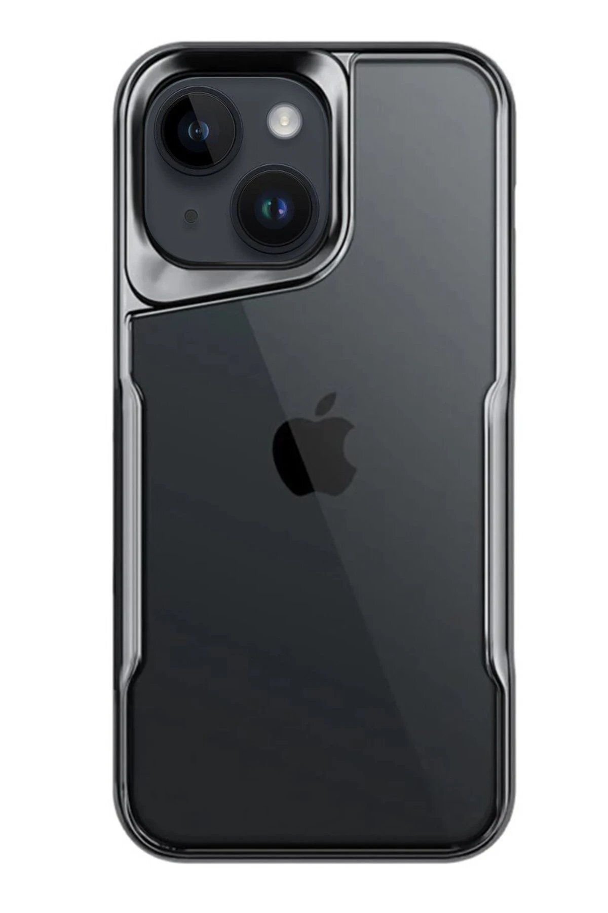 CepteToptan Newface iPhone 15 Kılıf Boyi Silikon Kapak - Titan Gri