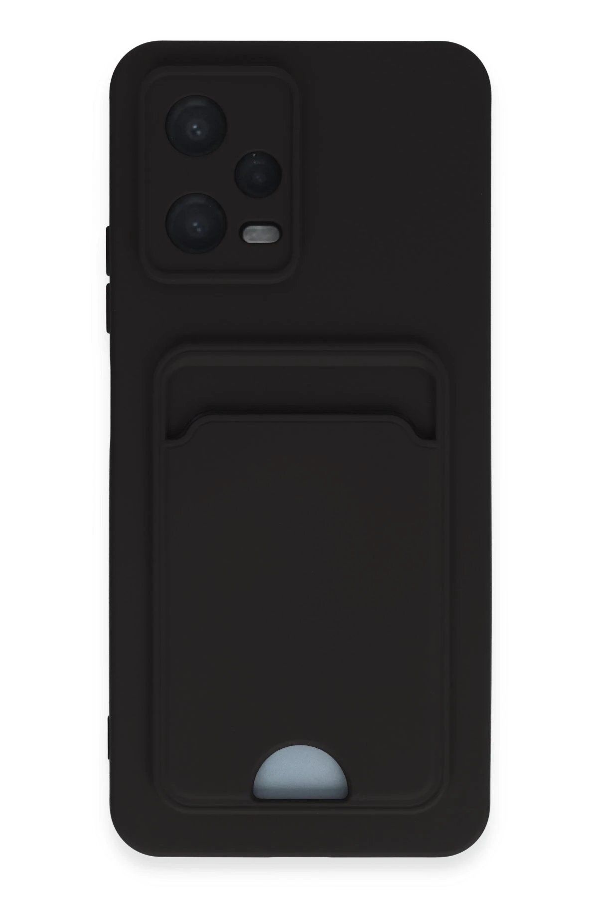 CepteToptan Newface Xiaomi Poco X5 5G Kılıf Kelvin Kartvizitli Silikon - Siyah