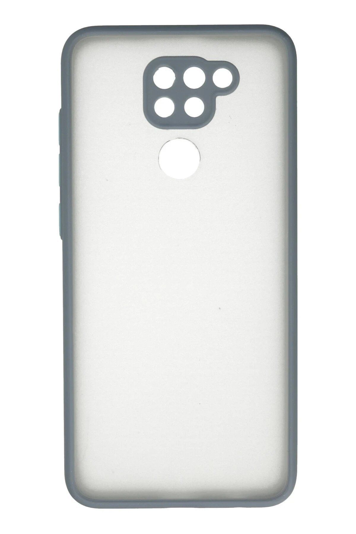 CepteToptan Newface Xiaomi Redmi Note 9 Kılıf Montreal Silikon Kapak - Gri
